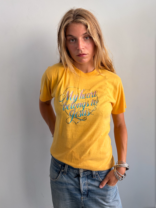 Yellow Graphic Tee
