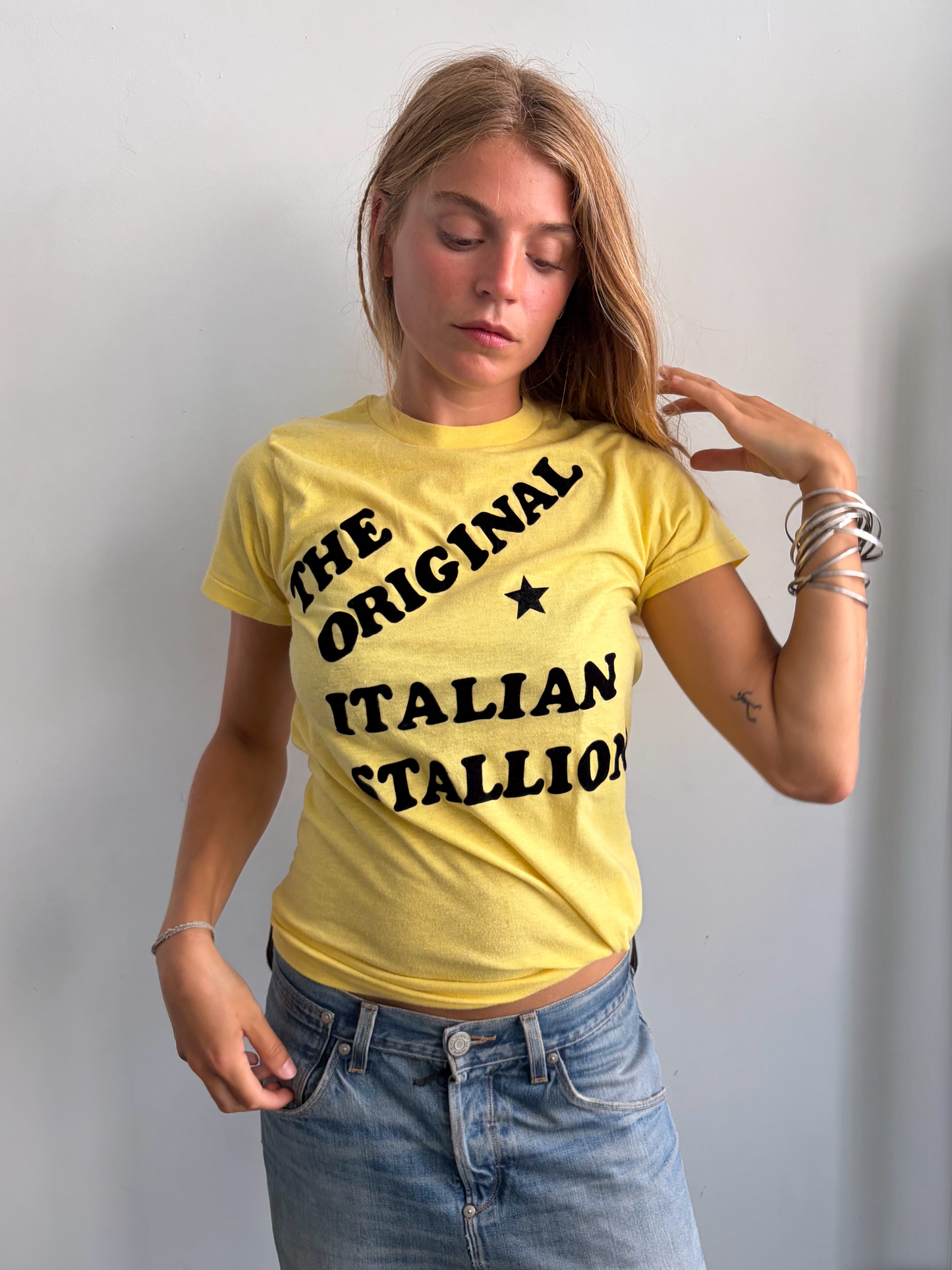 Yellow Graphic Tee
