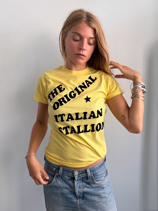 Yellow Graphic Tee