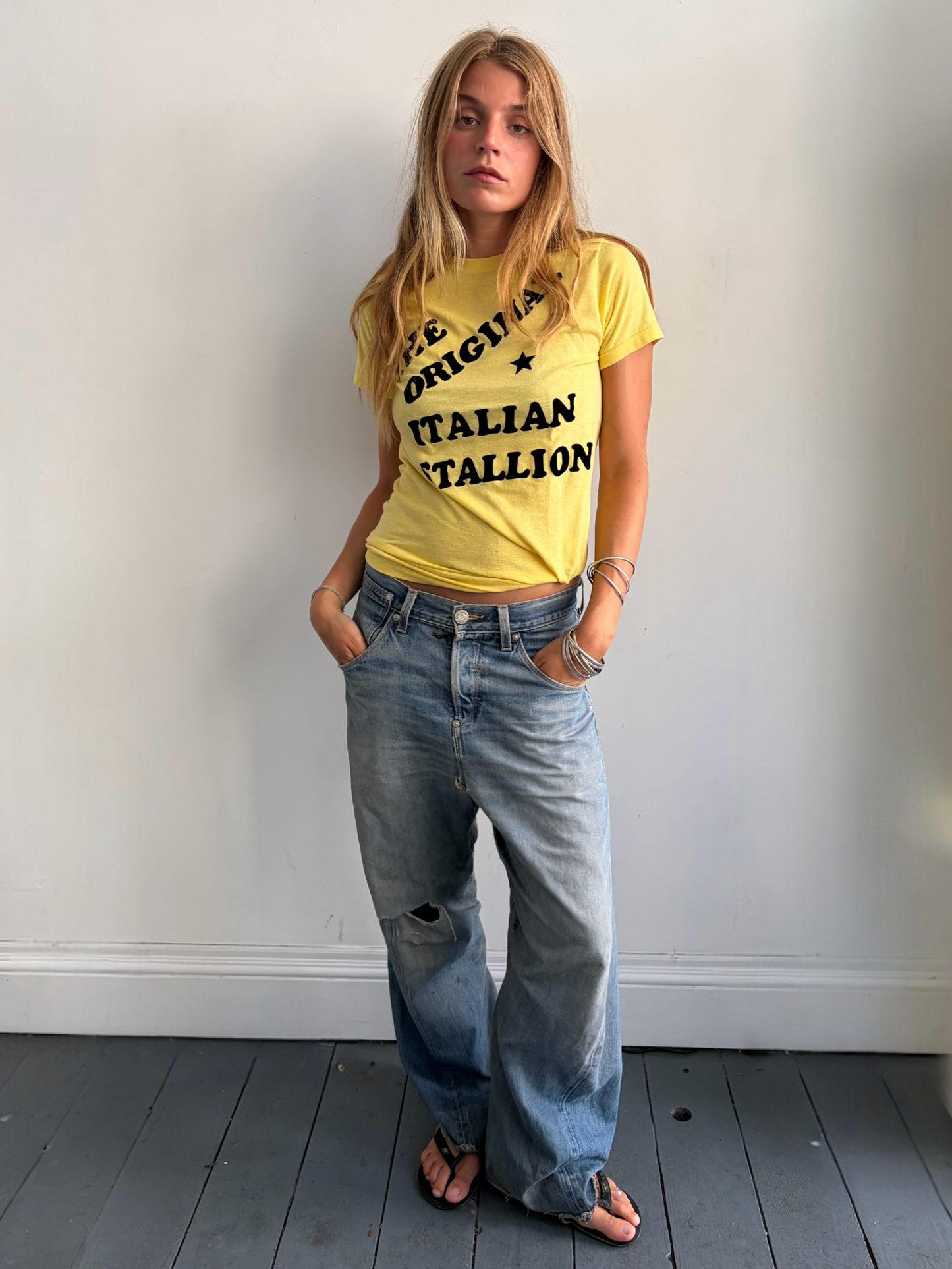 Yellow Graphic Tee