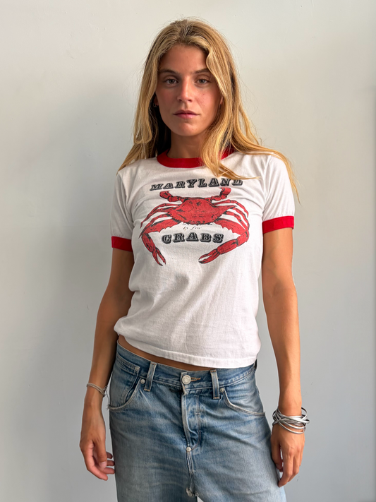 Red Ringer Tee