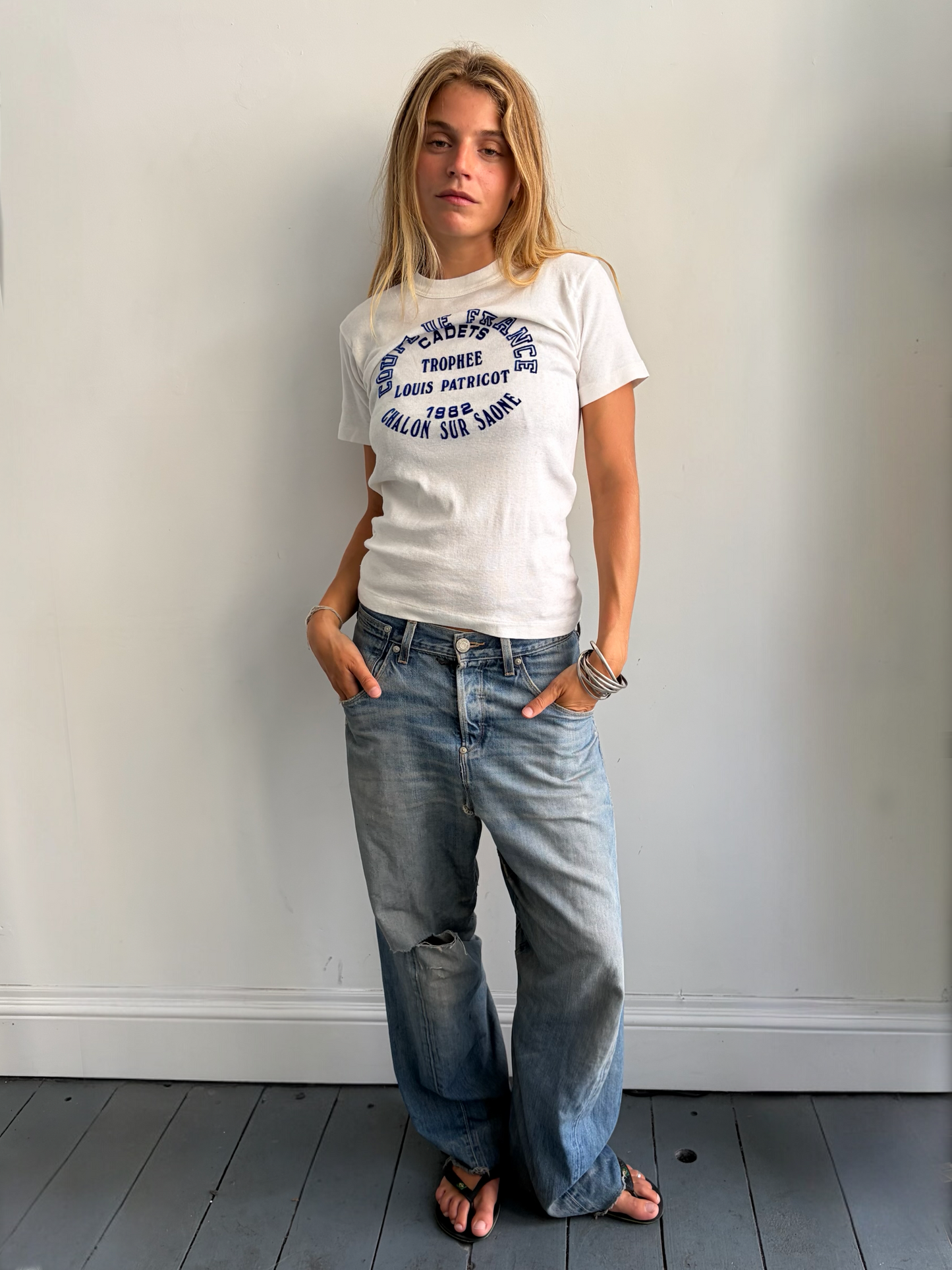 White Graphic Tee