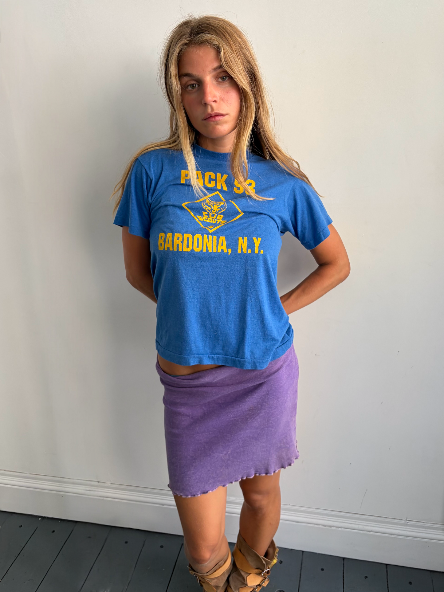 Bright Blue Graphic Tee