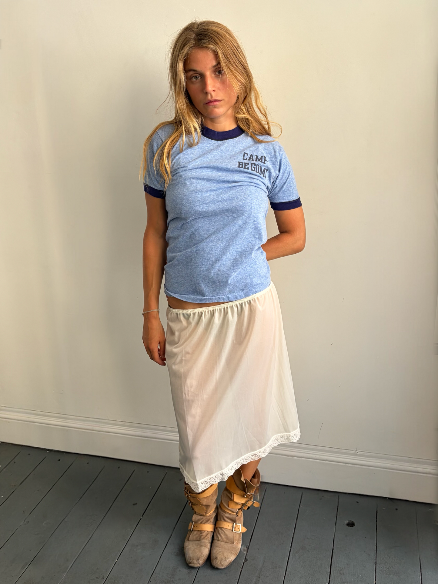 Blue Ringer Tee
