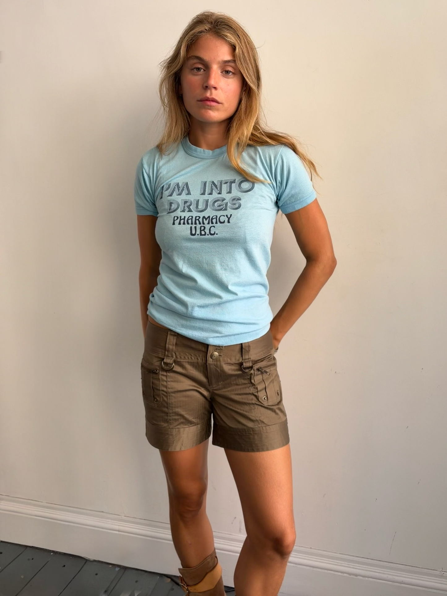 Baby Blue Graphic Tee
