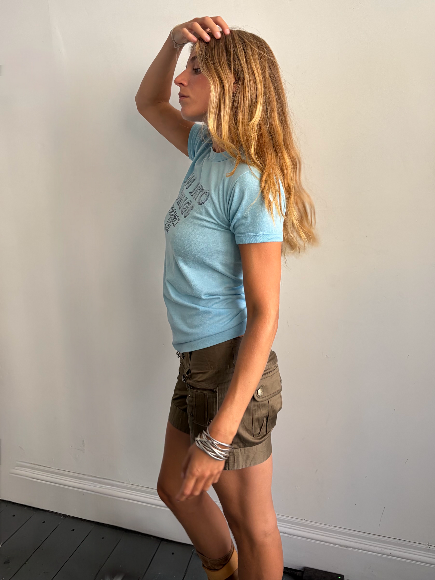 Baby Blue Graphic Tee