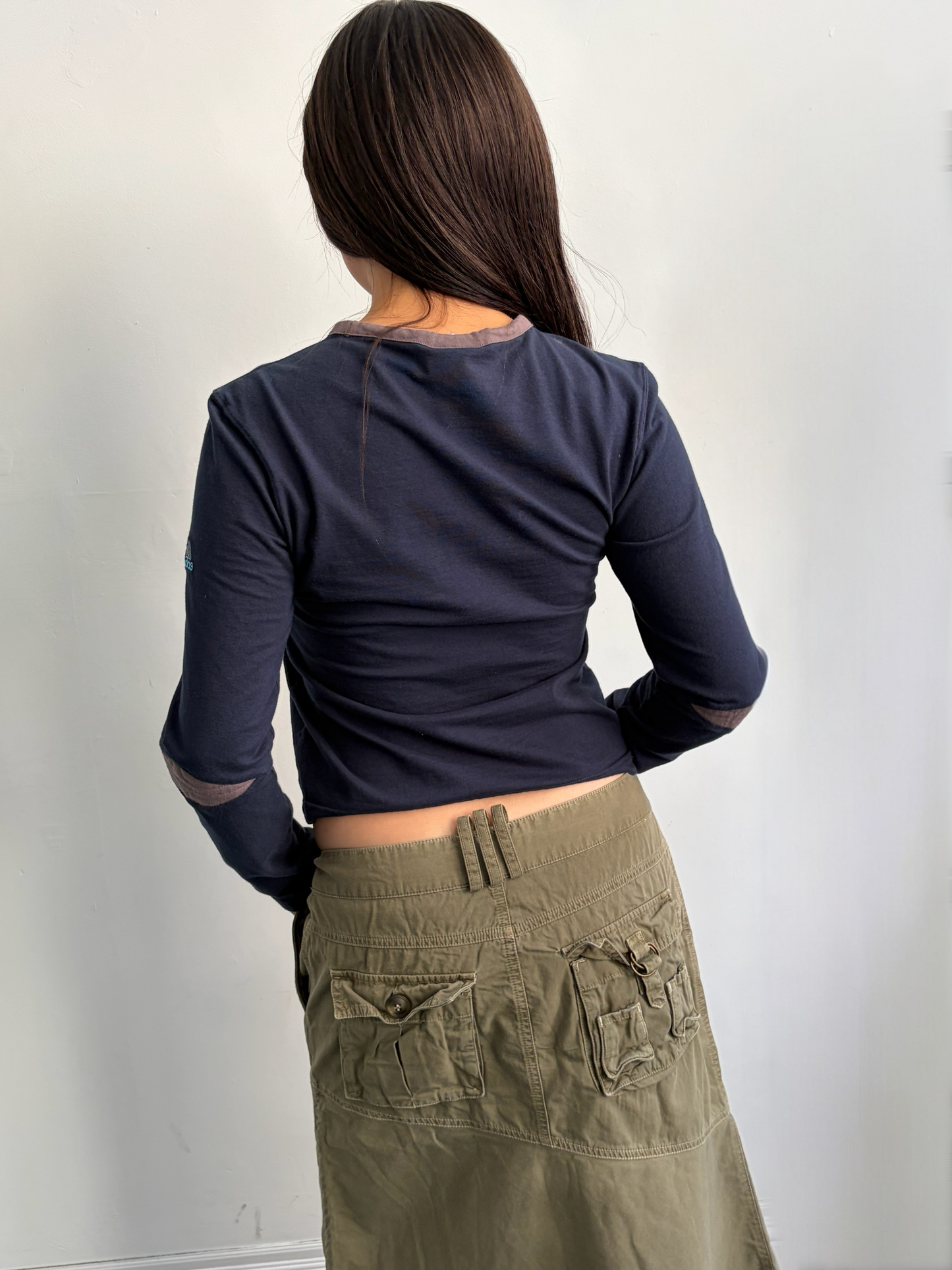 Khaki Cargo Skirt