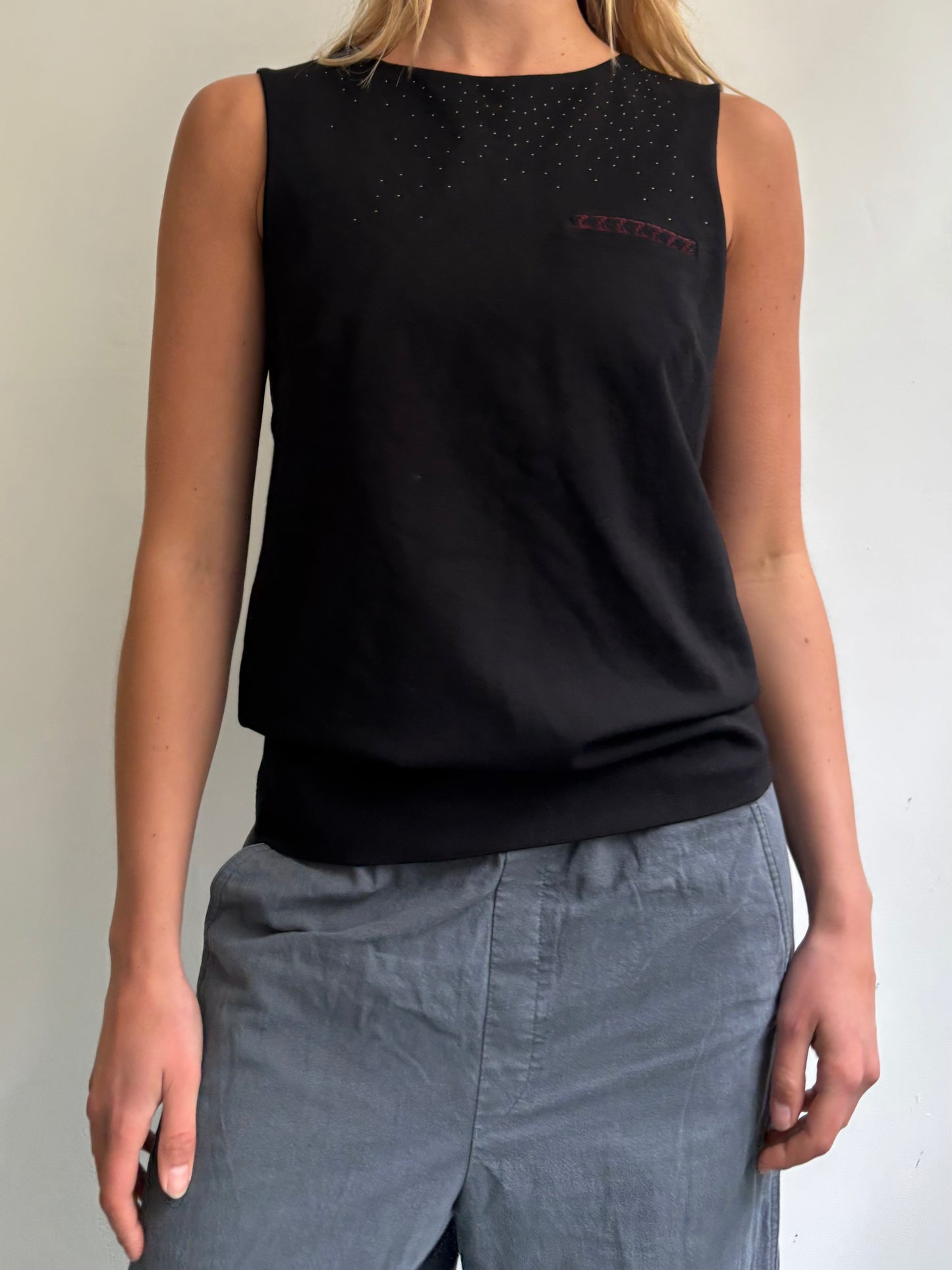 Cop Copine Black Tank