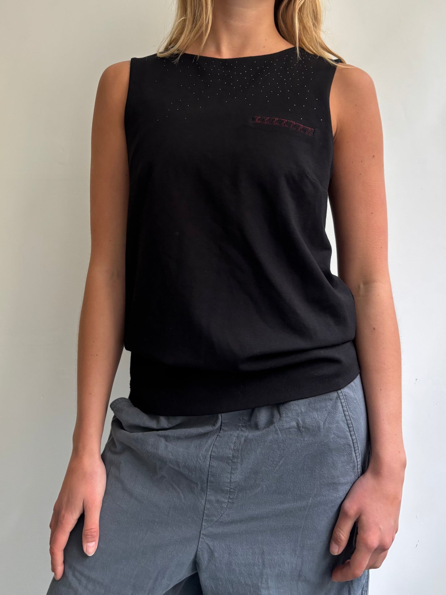 Cop Copine Black Tank