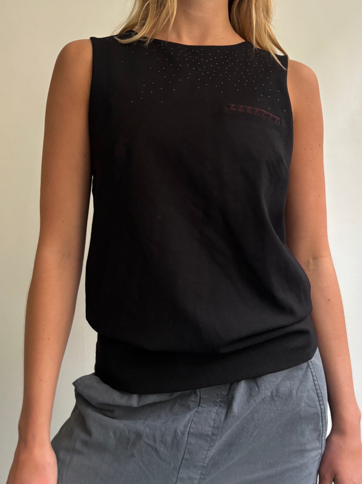 Cop Copine Black Tank