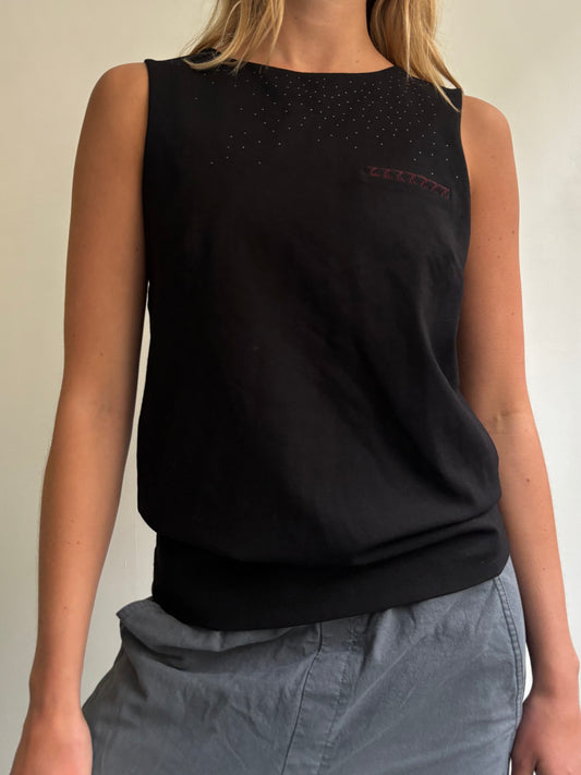 Cop Copine Black Tank