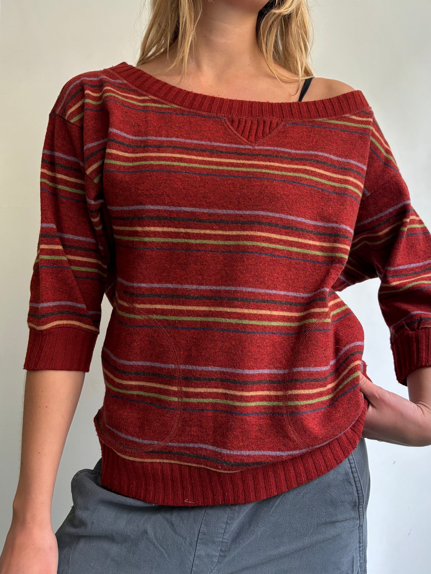 Burberry Off Shoulder Jumper