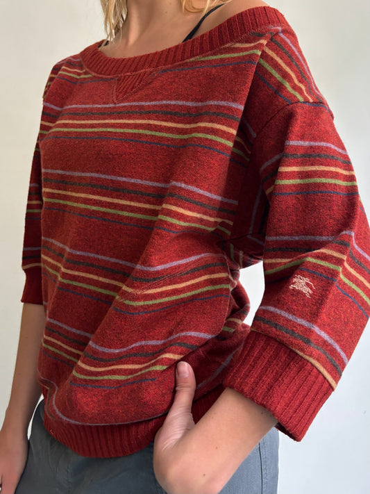 Burberry Off Shoulder Jumper