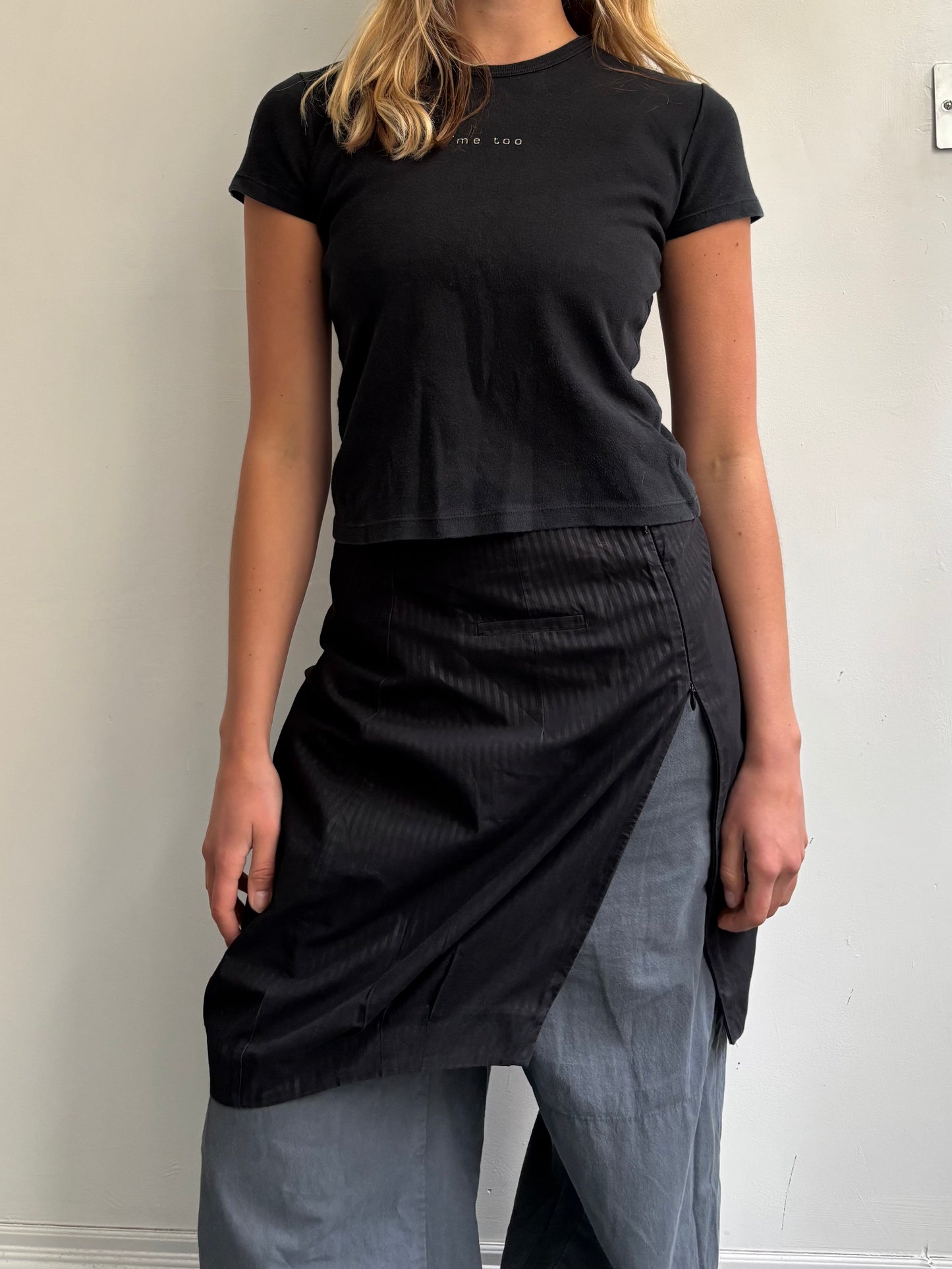 Cop Copine Pinstripe Skirt