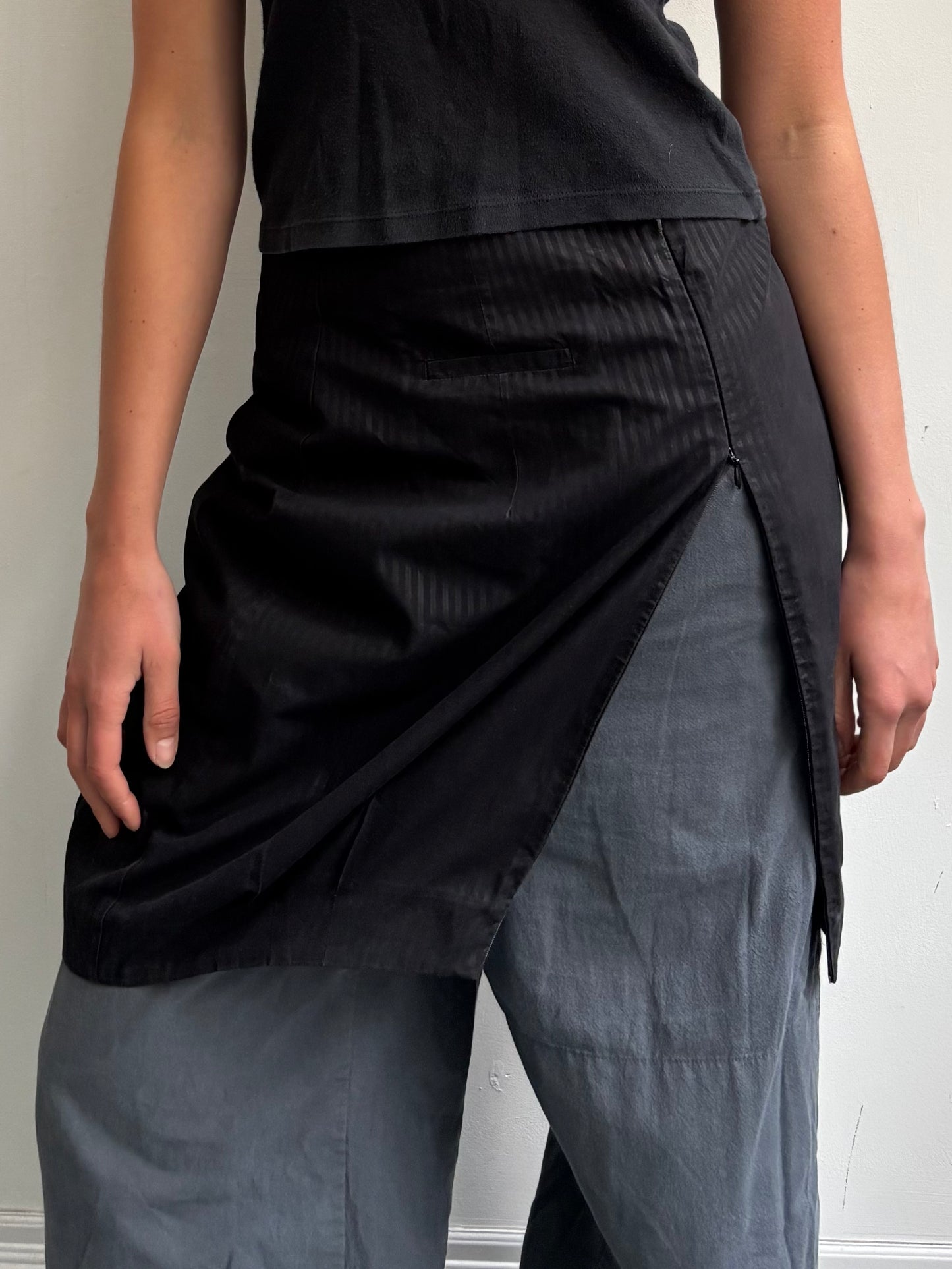 Cop Copine Pinstripe Skirt