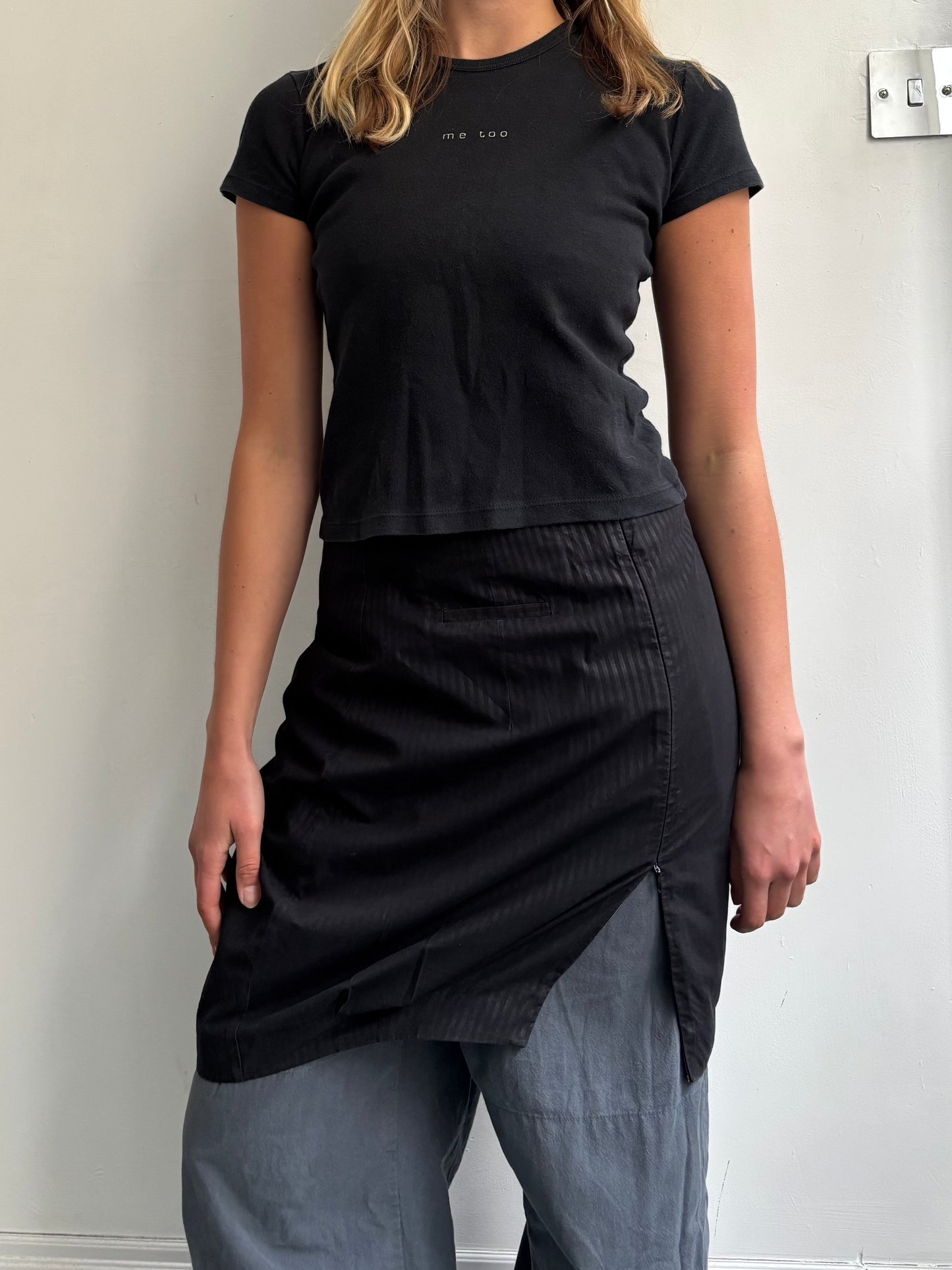 Cop Copine Pinstripe Skirt