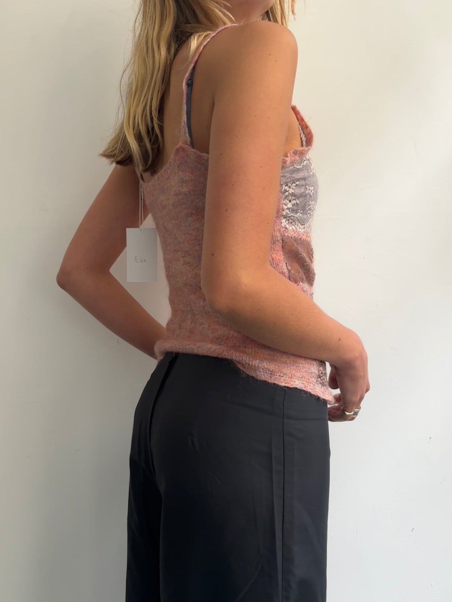 Mohair Patchwork Vest