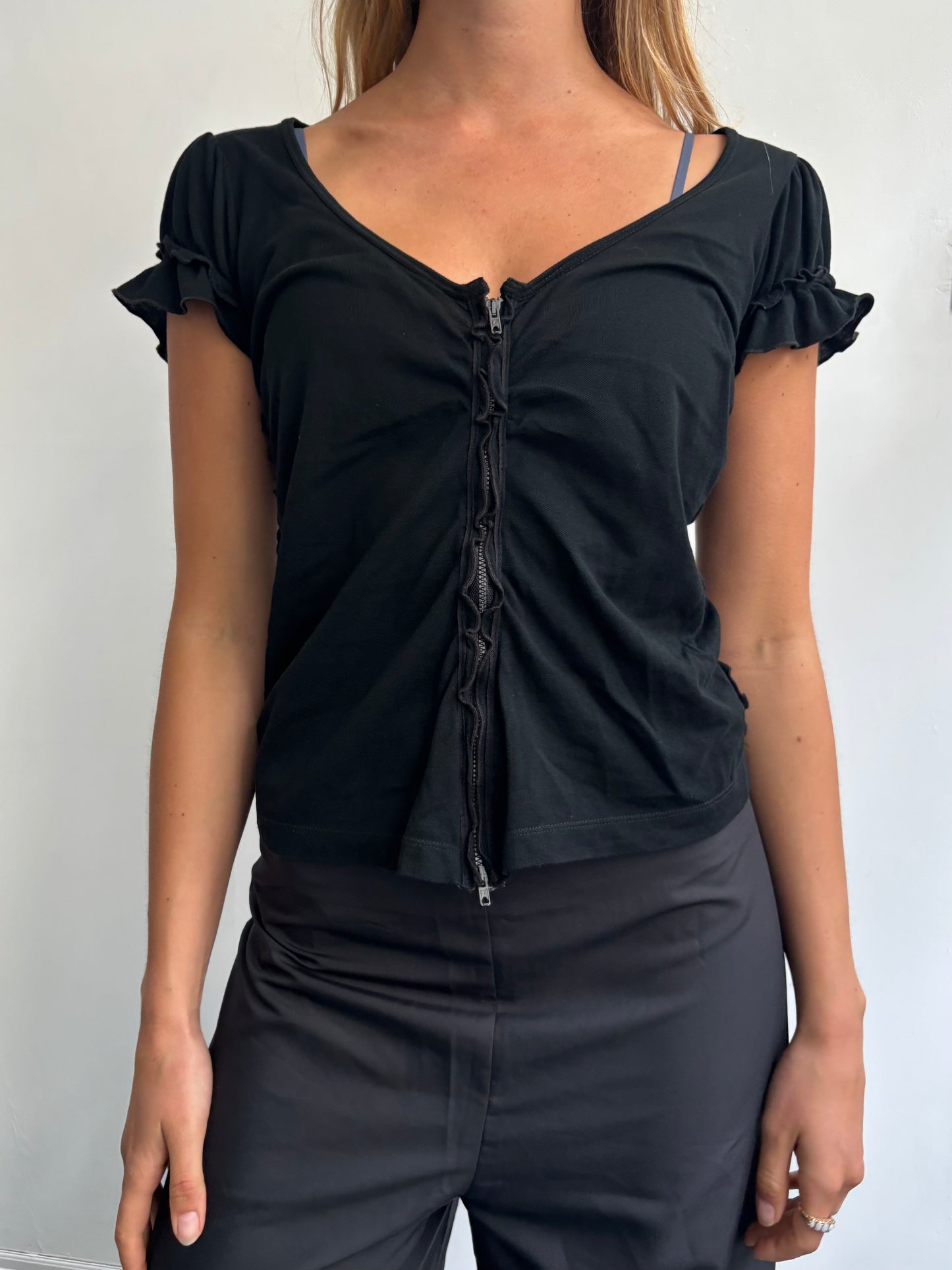 Cop Copine Double Zip Tee
