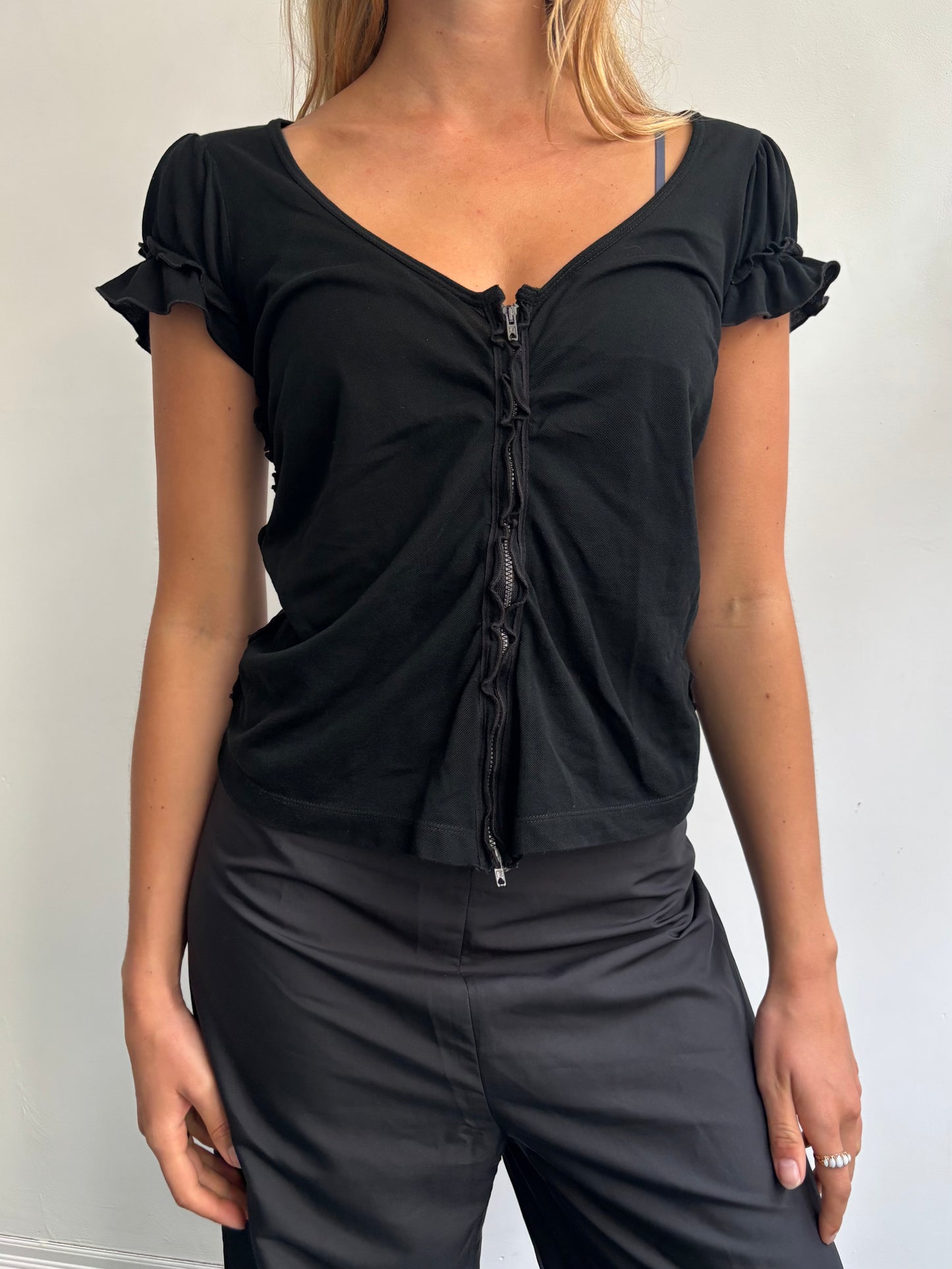 Cop Copine Double Zip Tee