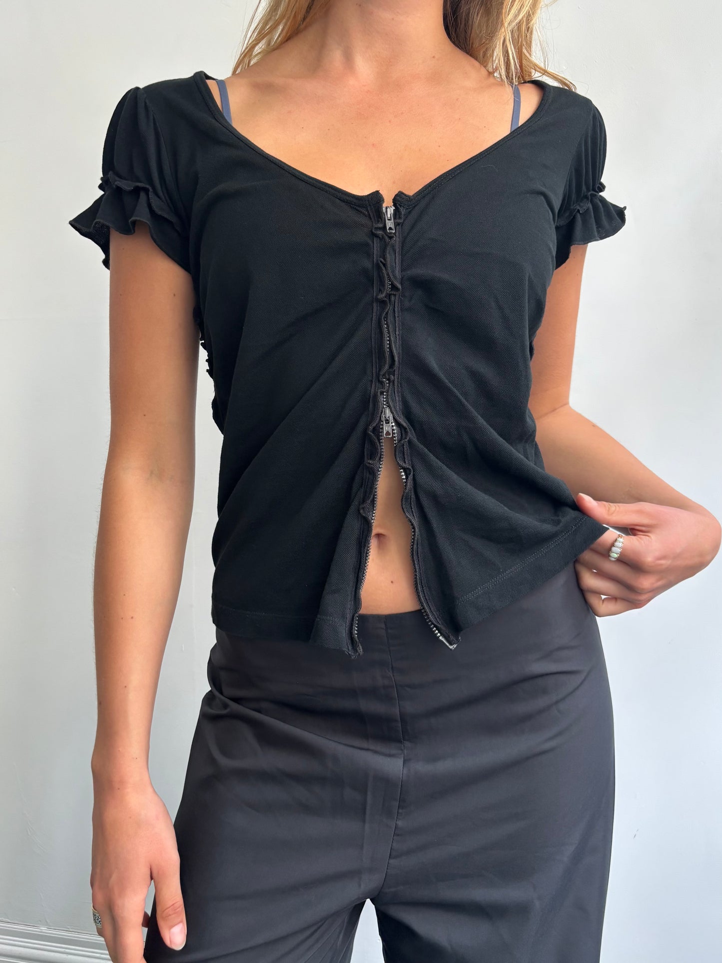 Cop Copine Double Zip Tee