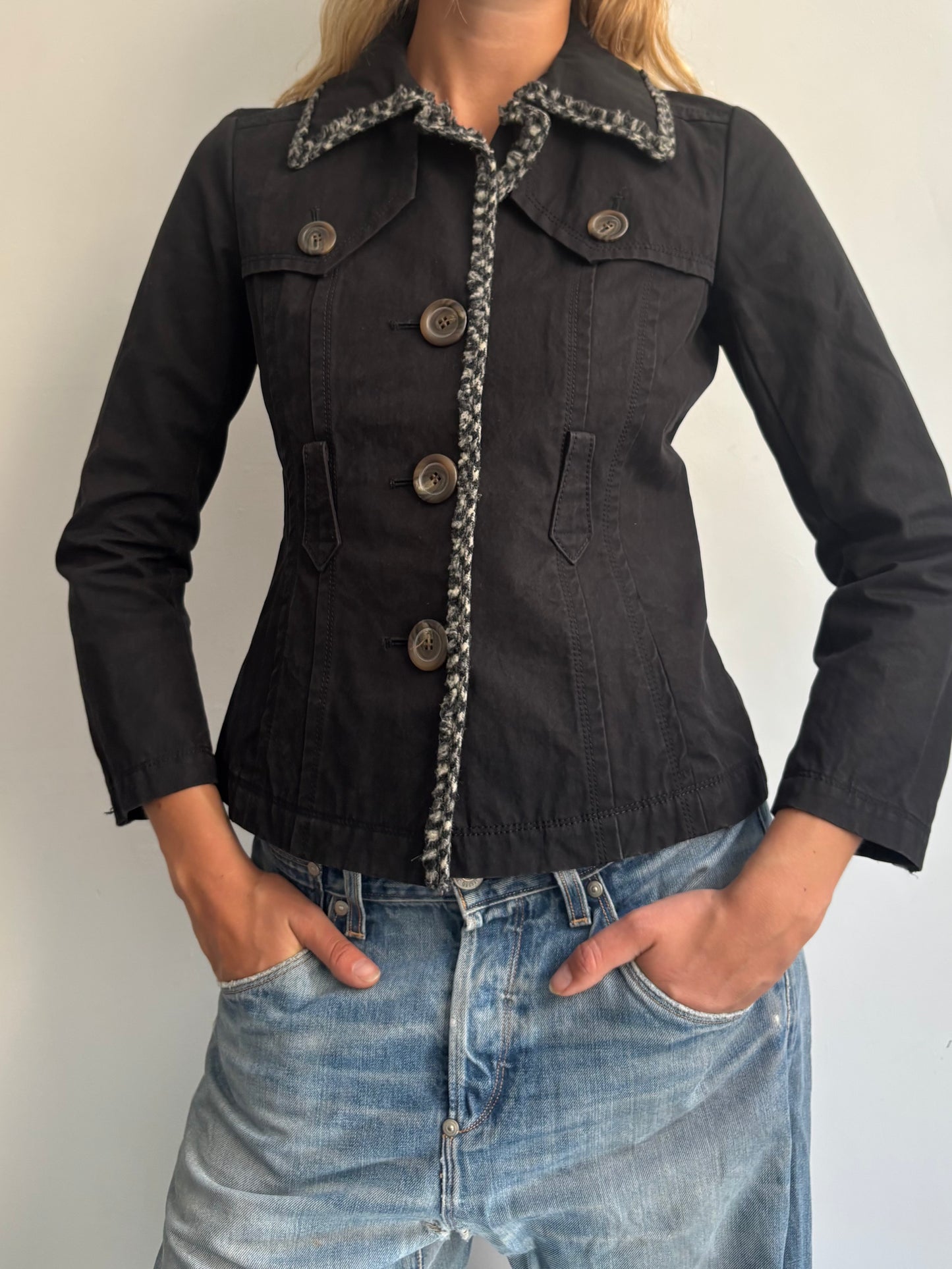 Black Burberry Jacket