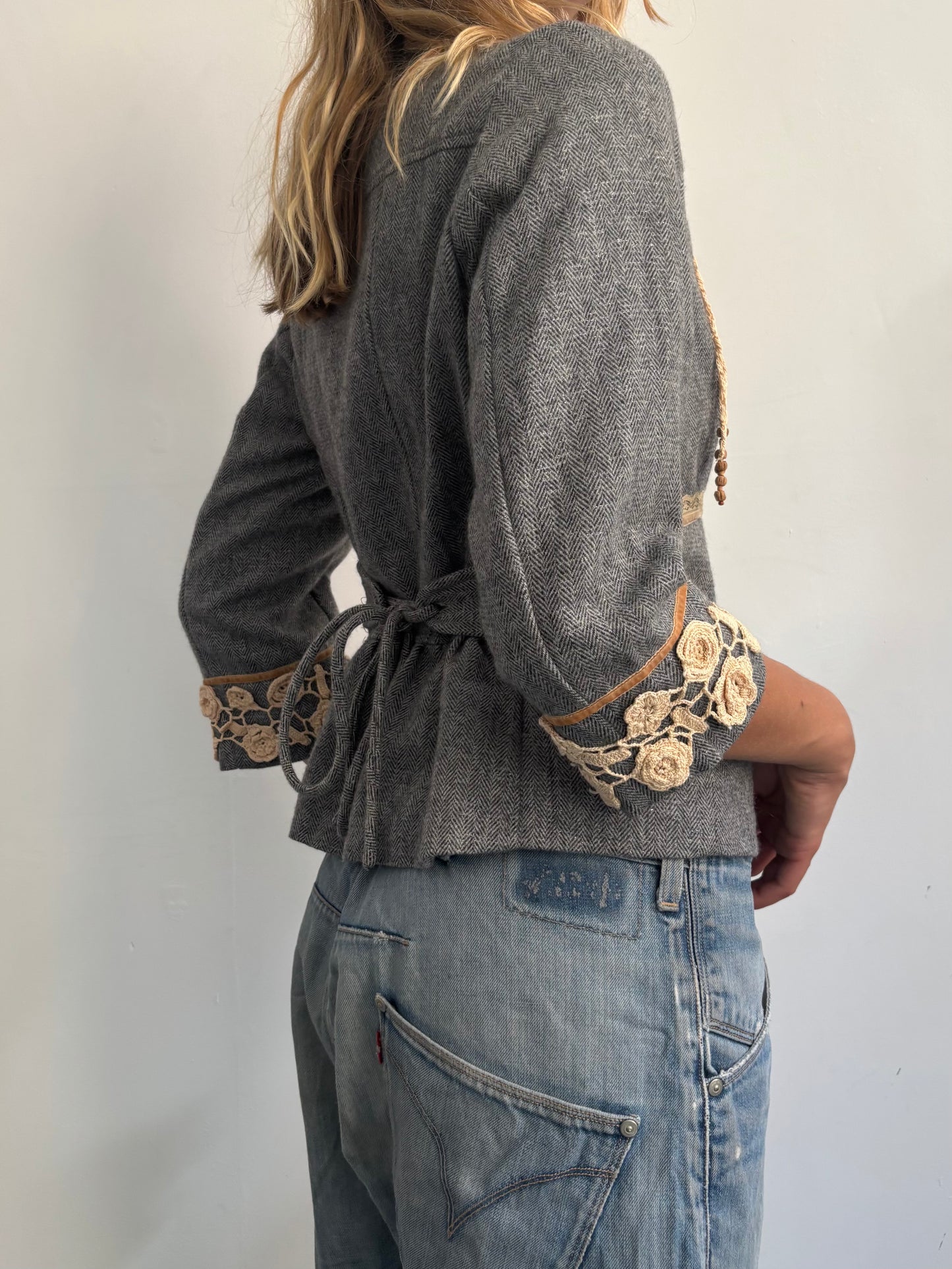 Wool Floral Jacket