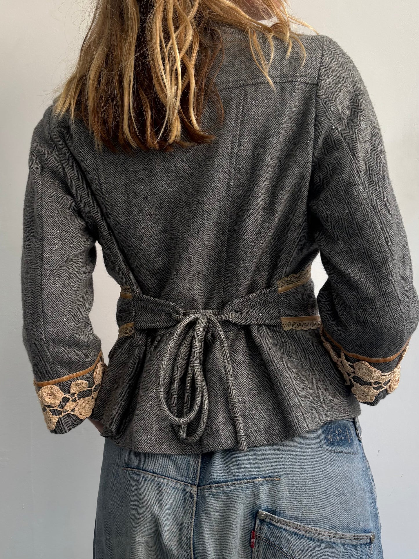Wool Floral Jacket