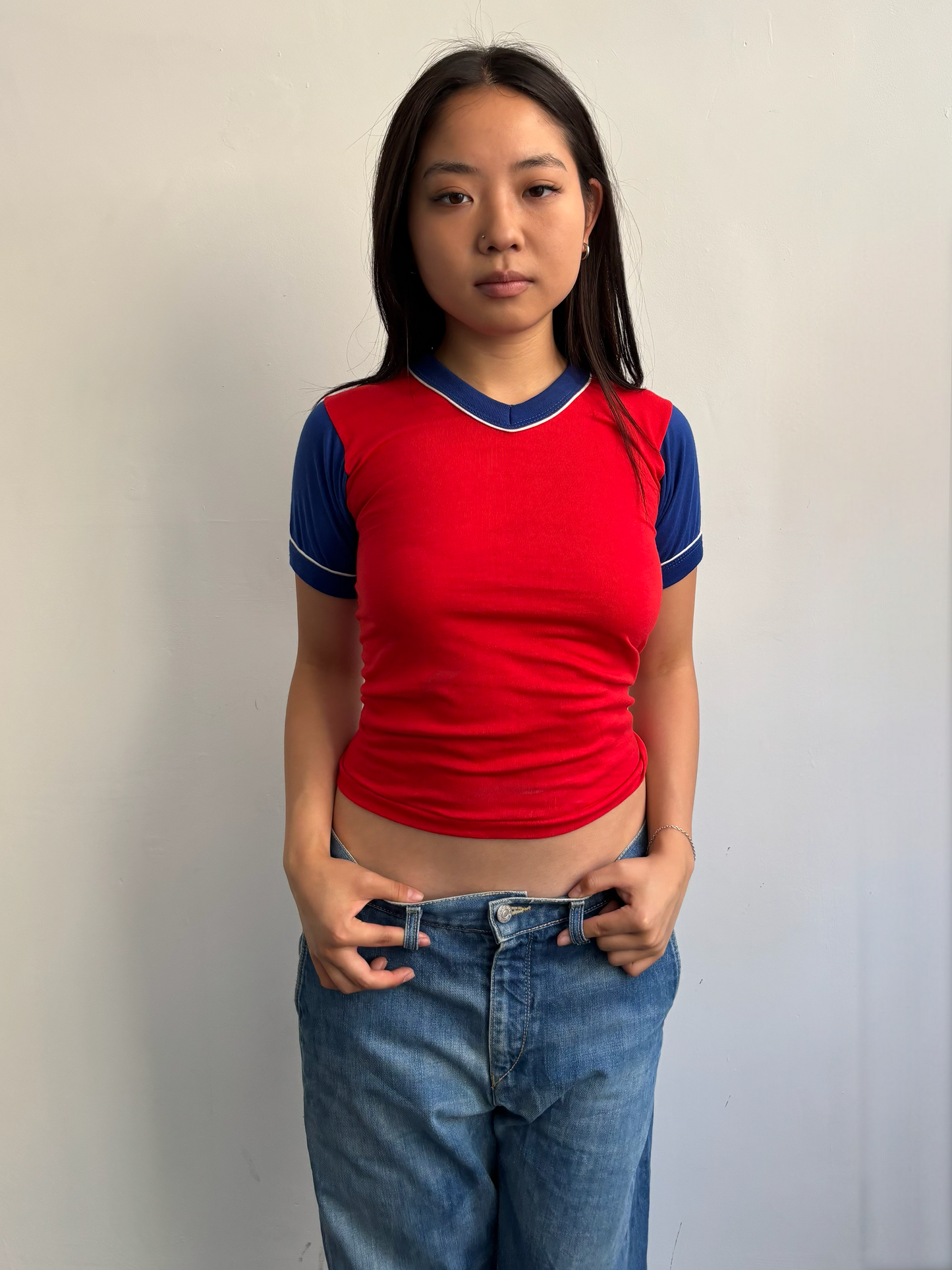 Bright Blue & Red Sports Tee