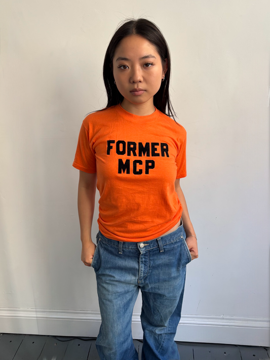 Bright Orange Graphic Tee