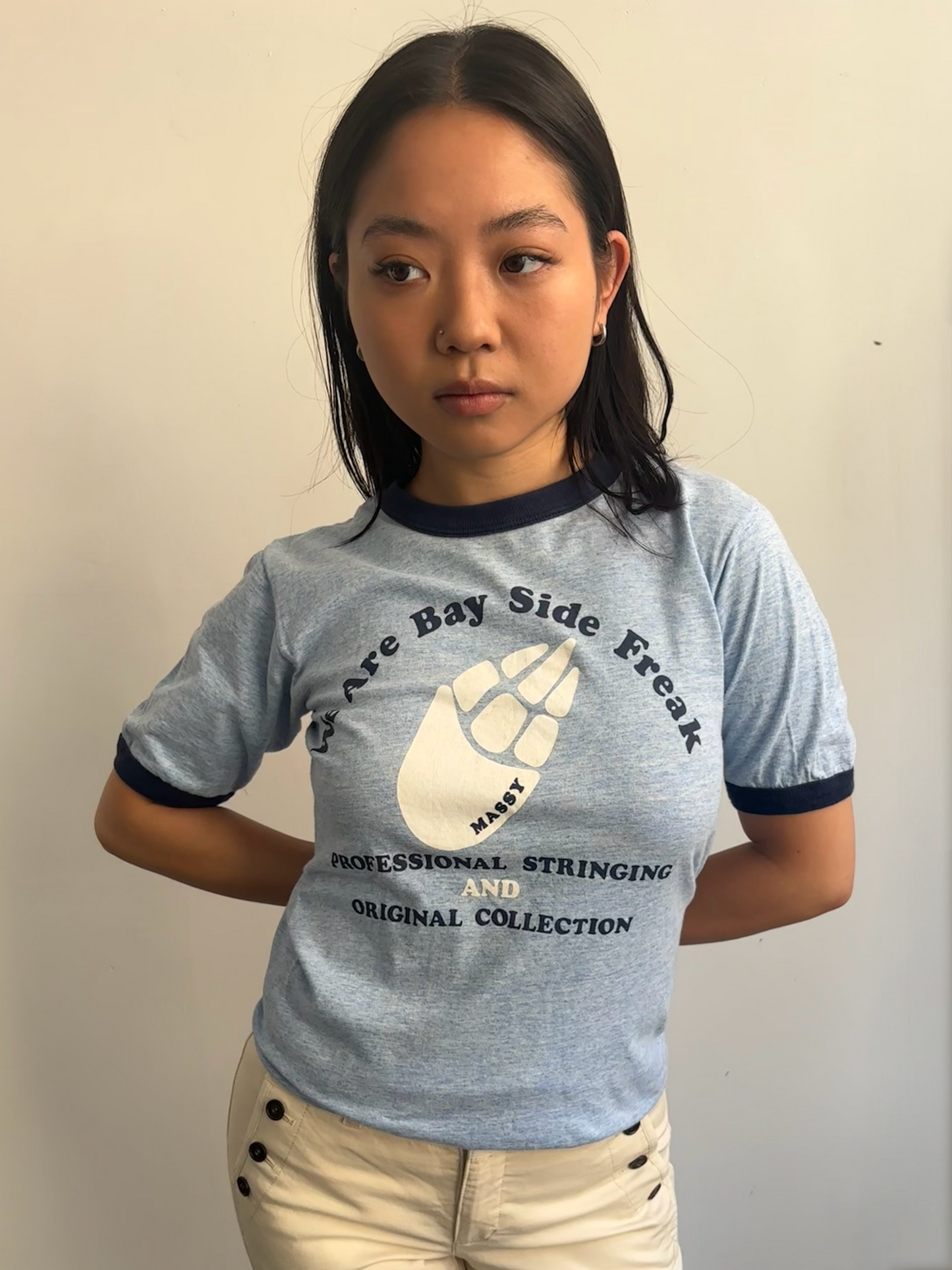 Baby Blue Ringer Tee