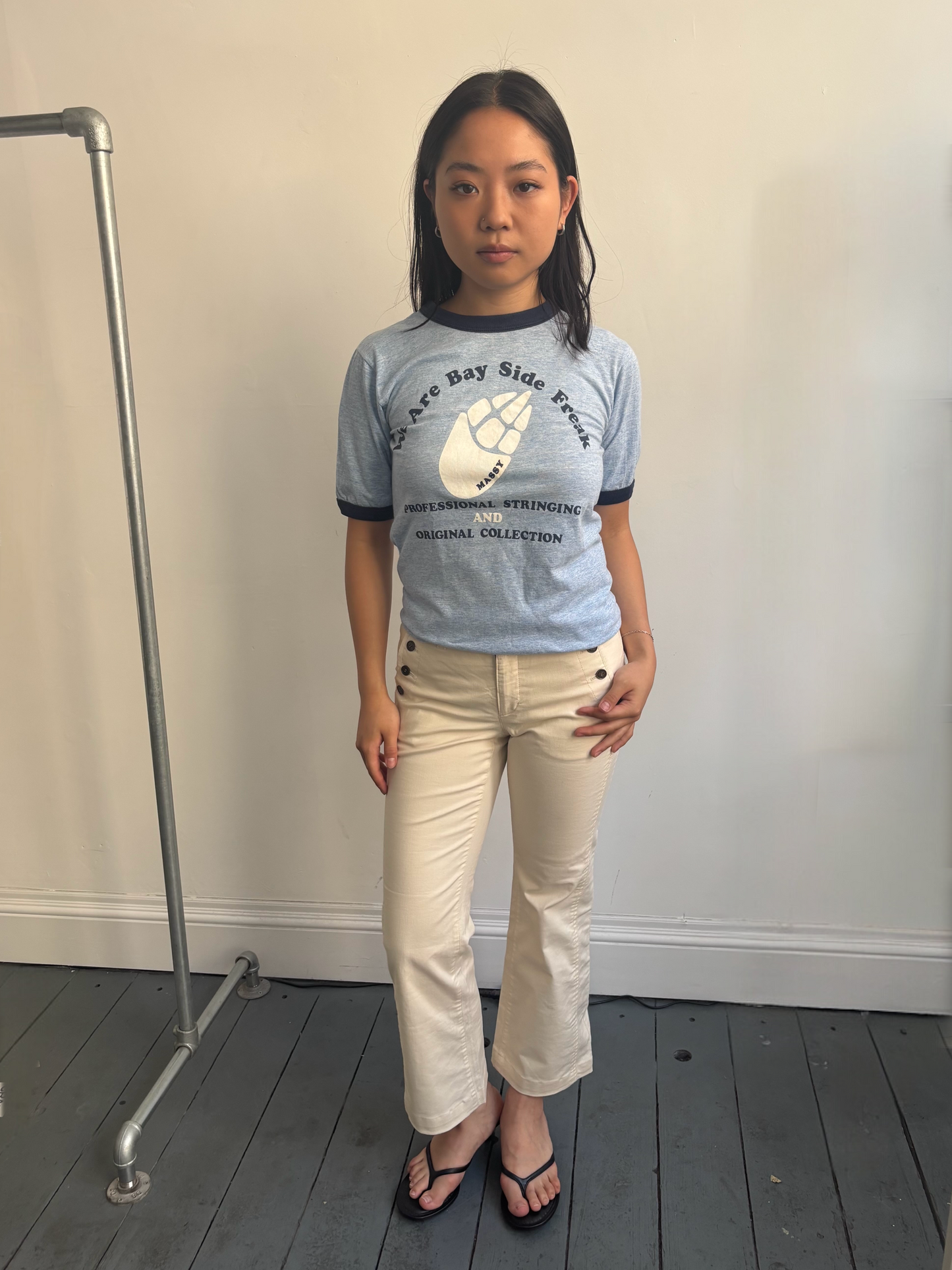 Baby Blue Ringer Tee