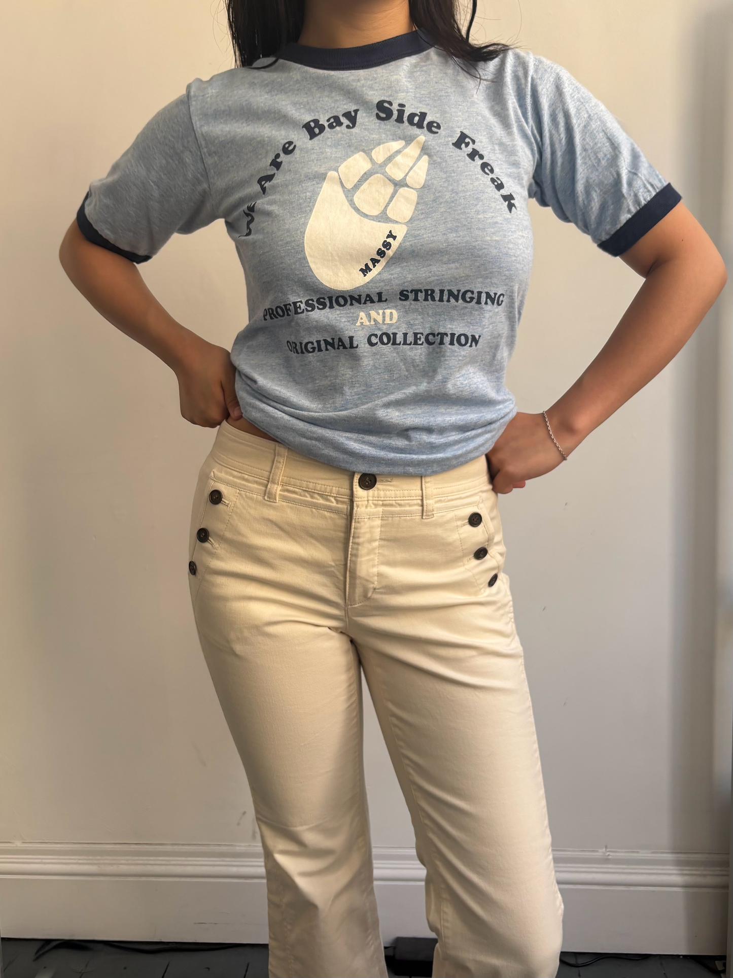 Baby Blue Ringer Tee