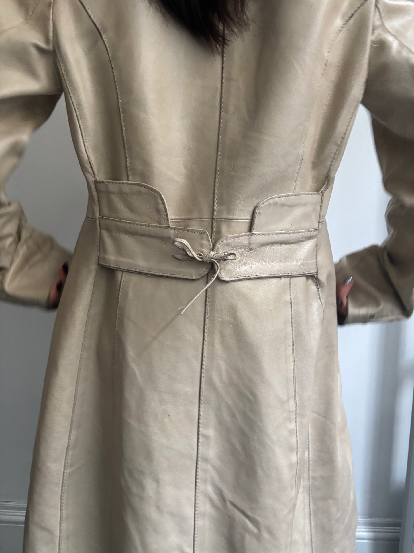 Leather Trench Coat