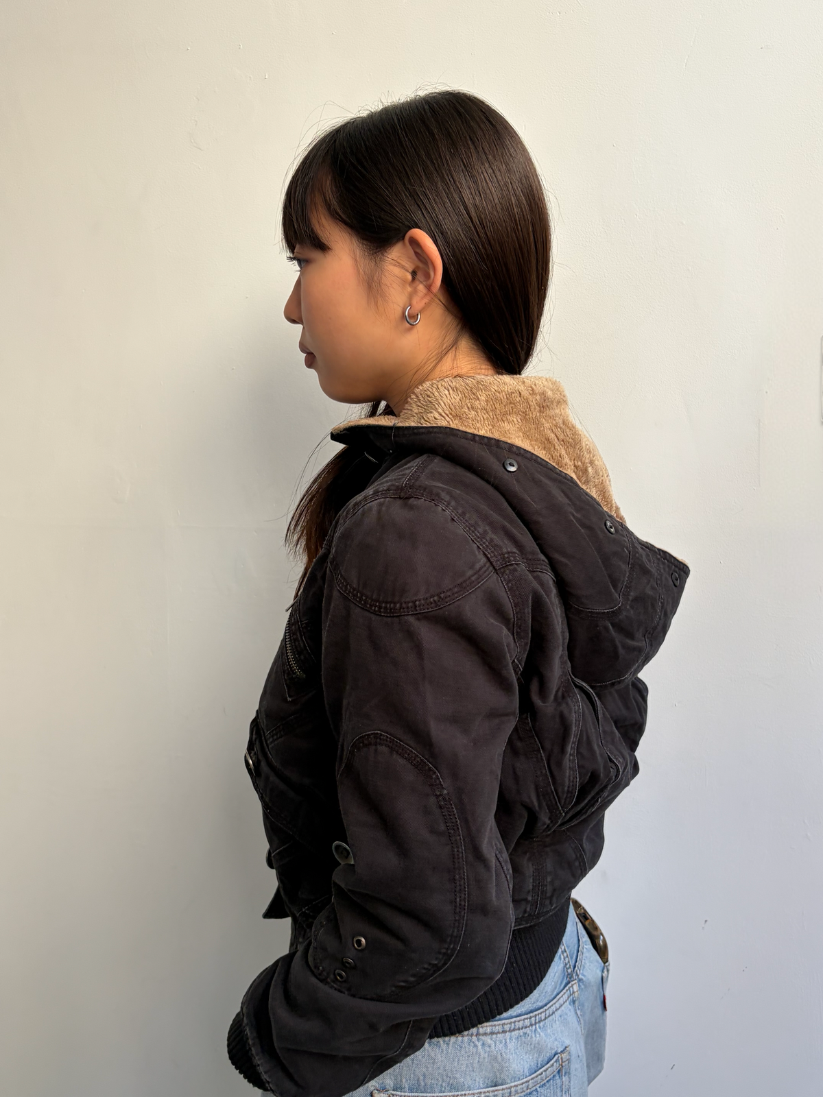 Black Hooded Jacket