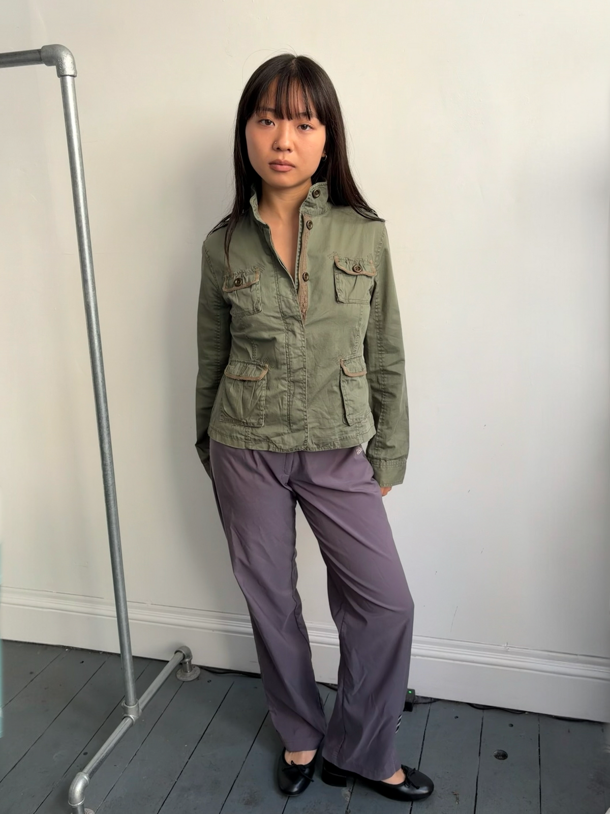 Purple Adidas Pants