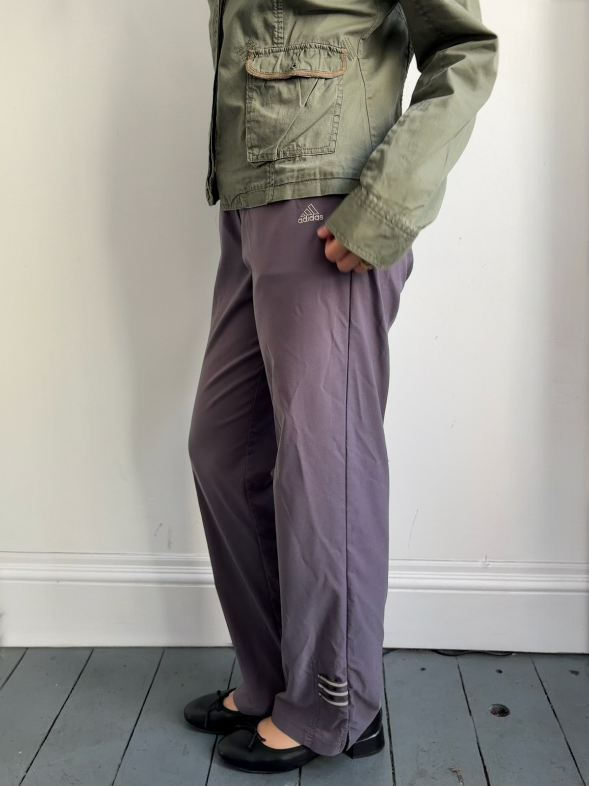 Purple Adidas Pants