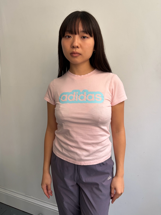 Pink Adidas Baby Tee
