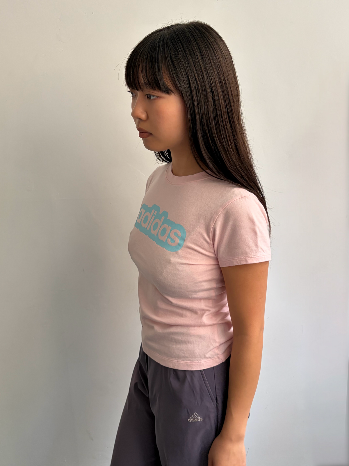 Pink Adidas Baby Tee
