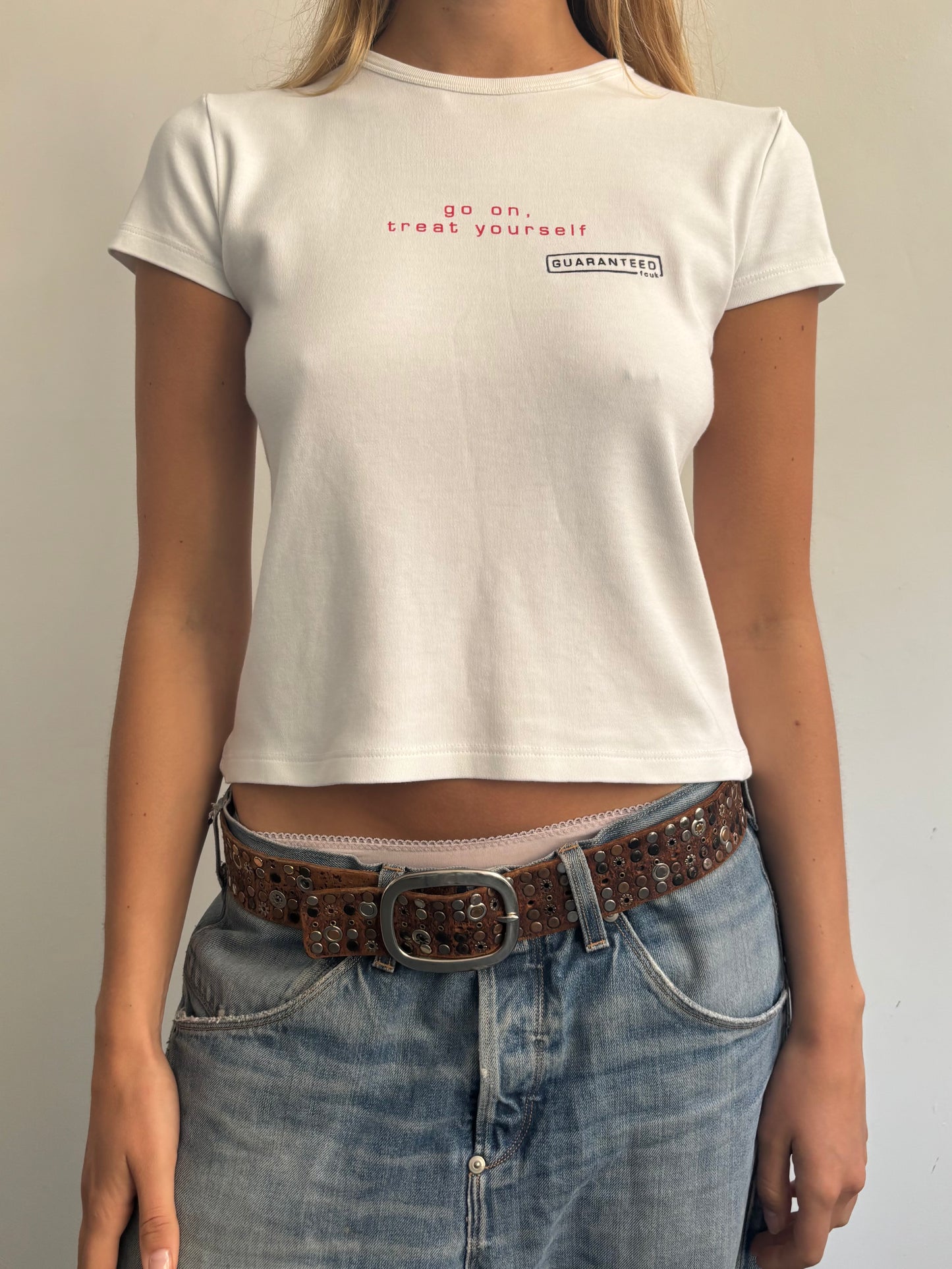 White French Connection Baby Tee