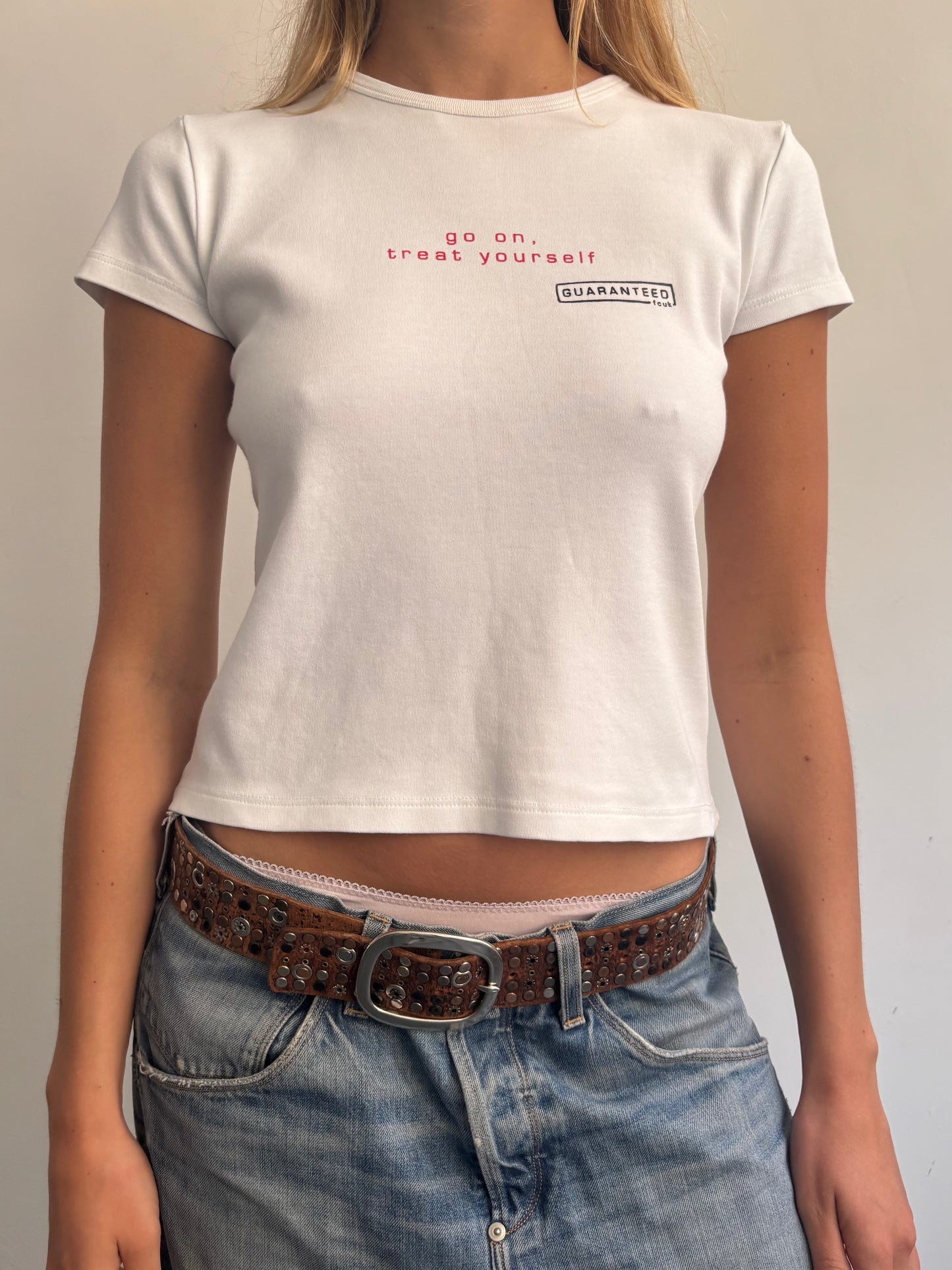 White French Connection Baby Tee