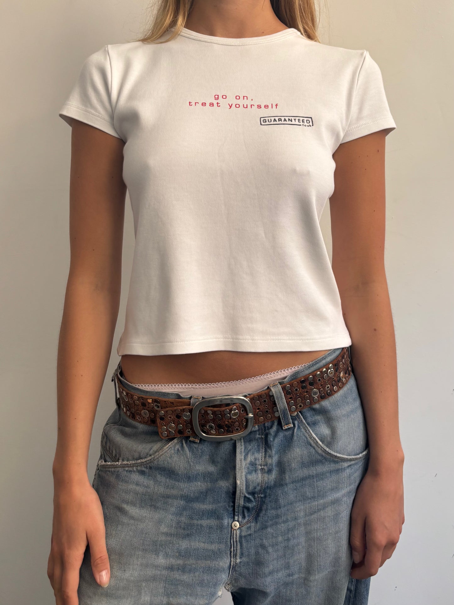 White French Connection Baby Tee