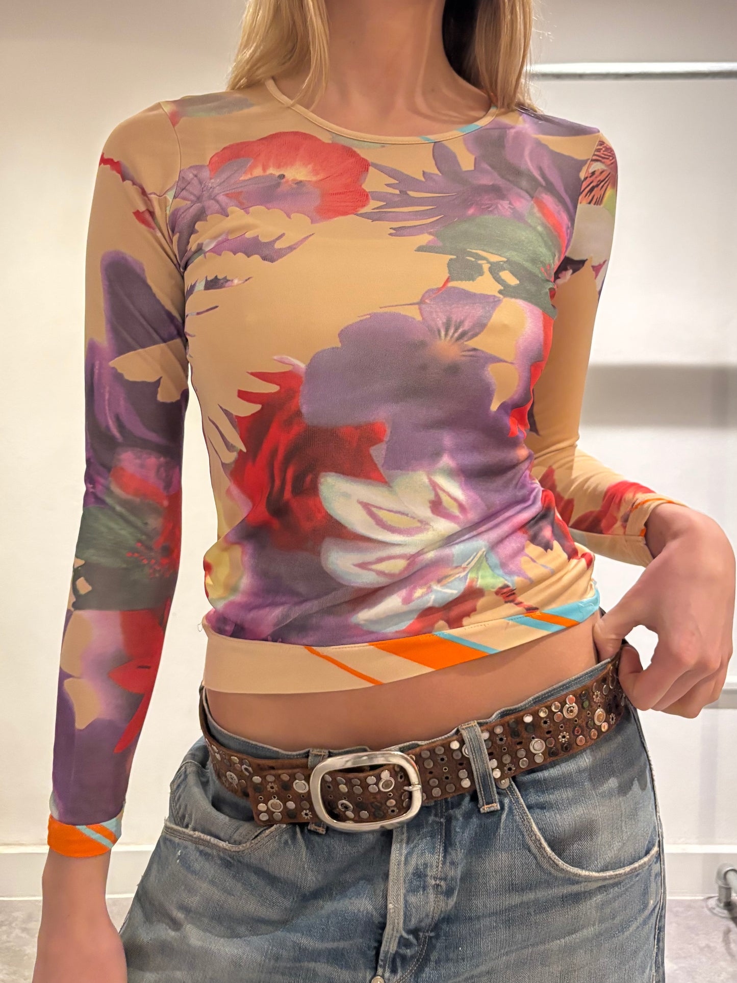 Christian Lacroix Mesh Top