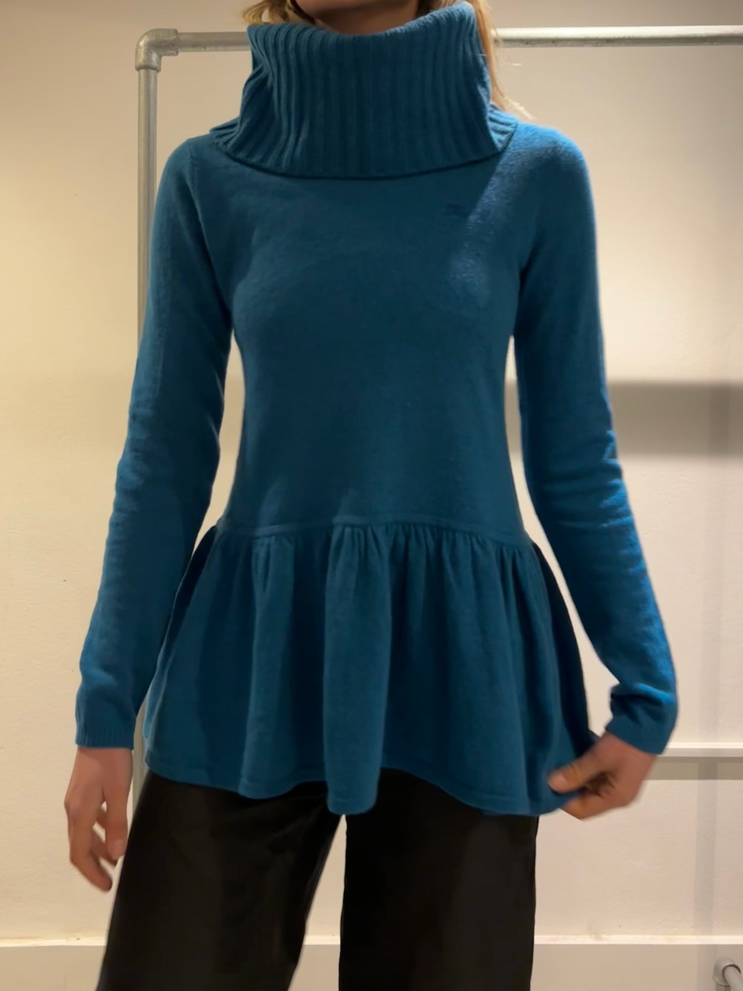 Burberry Chunky Roll Neck Dress