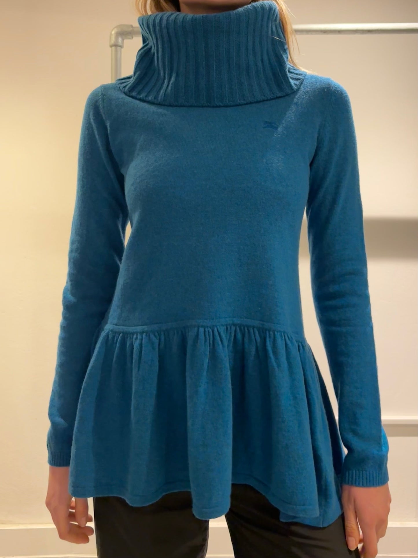 Burberry Chunky Roll Neck Dress