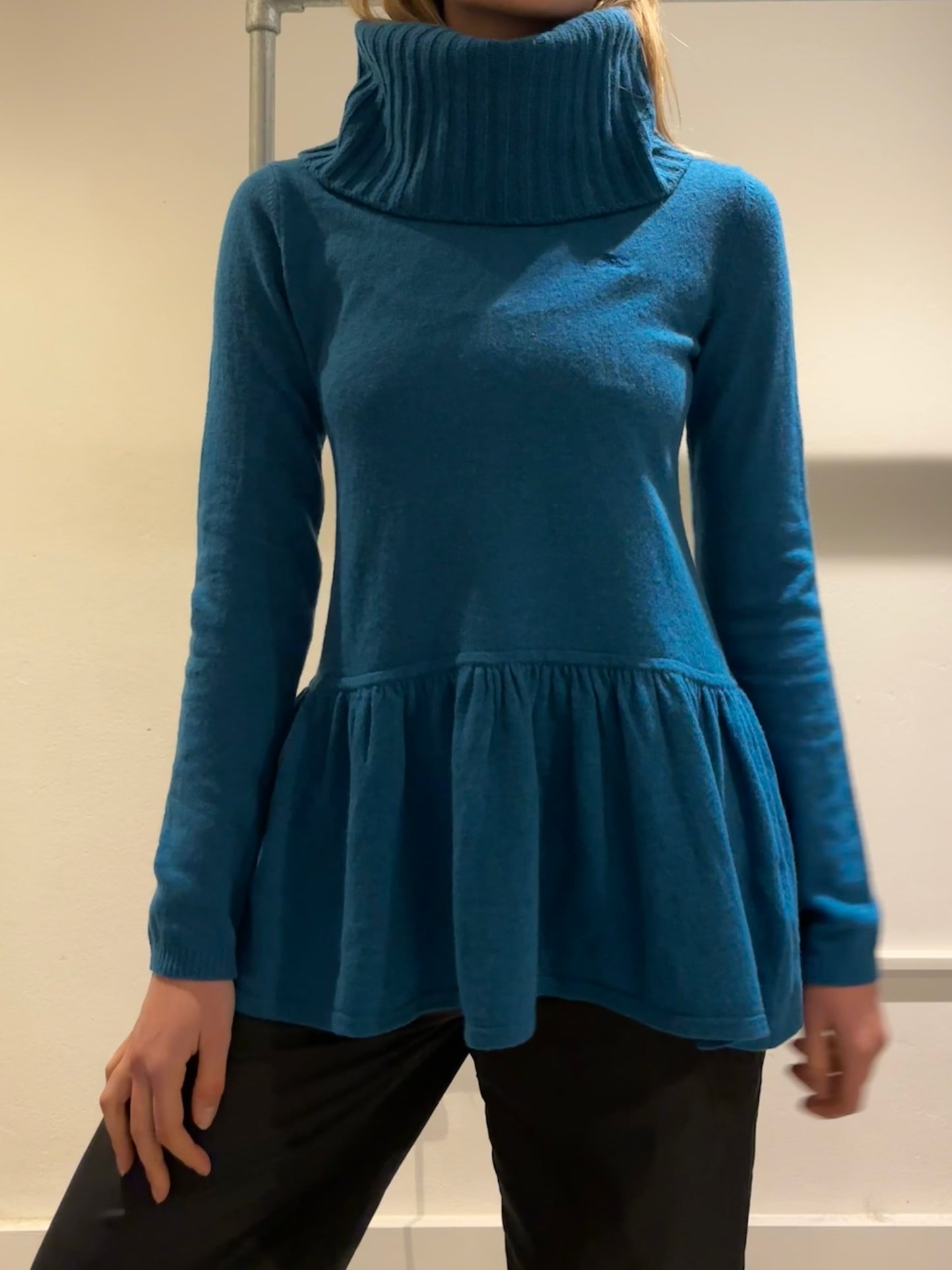 Burberry Chunky Roll Neck Dress