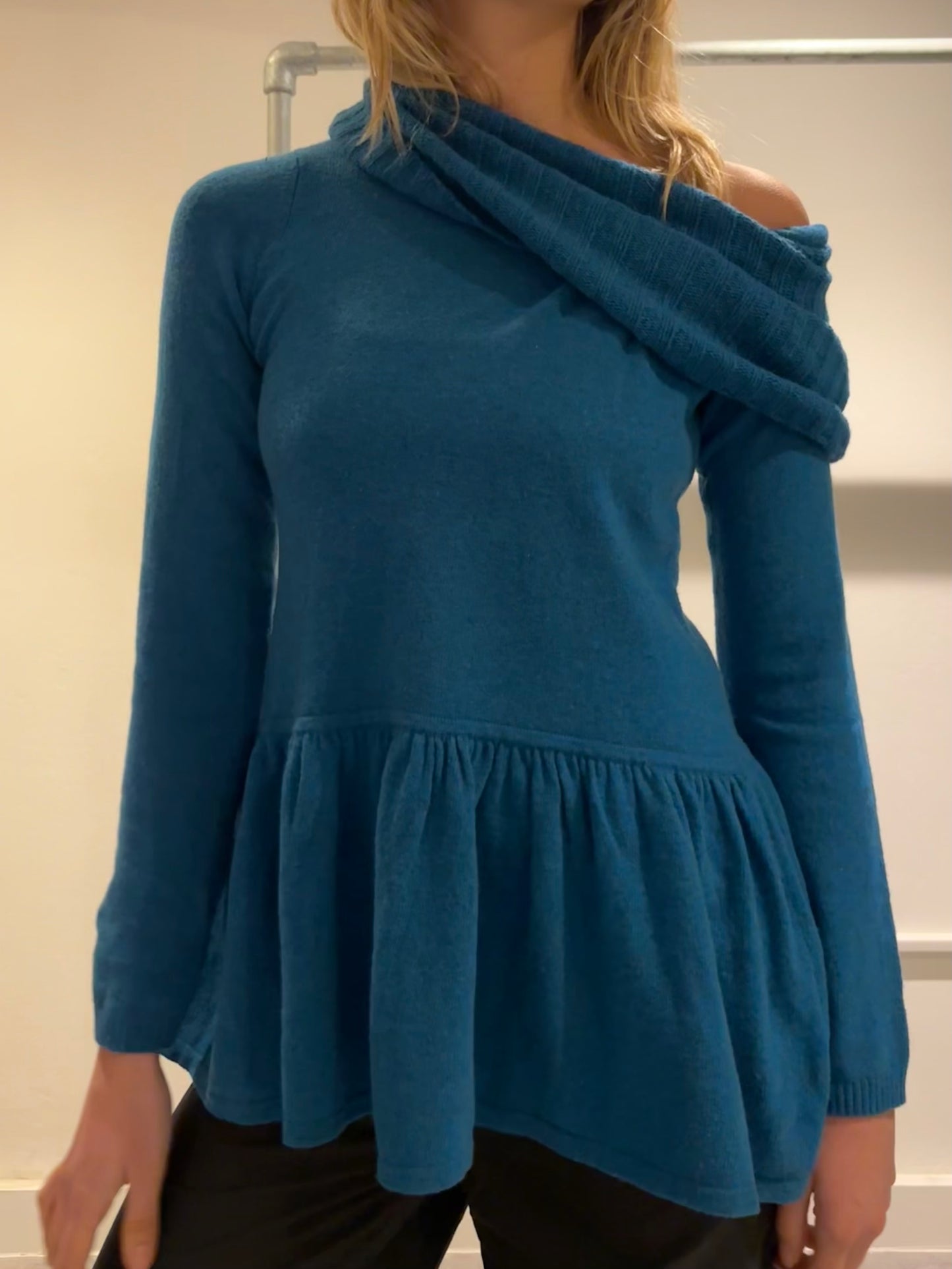 Burberry Chunky Roll Neck Dress