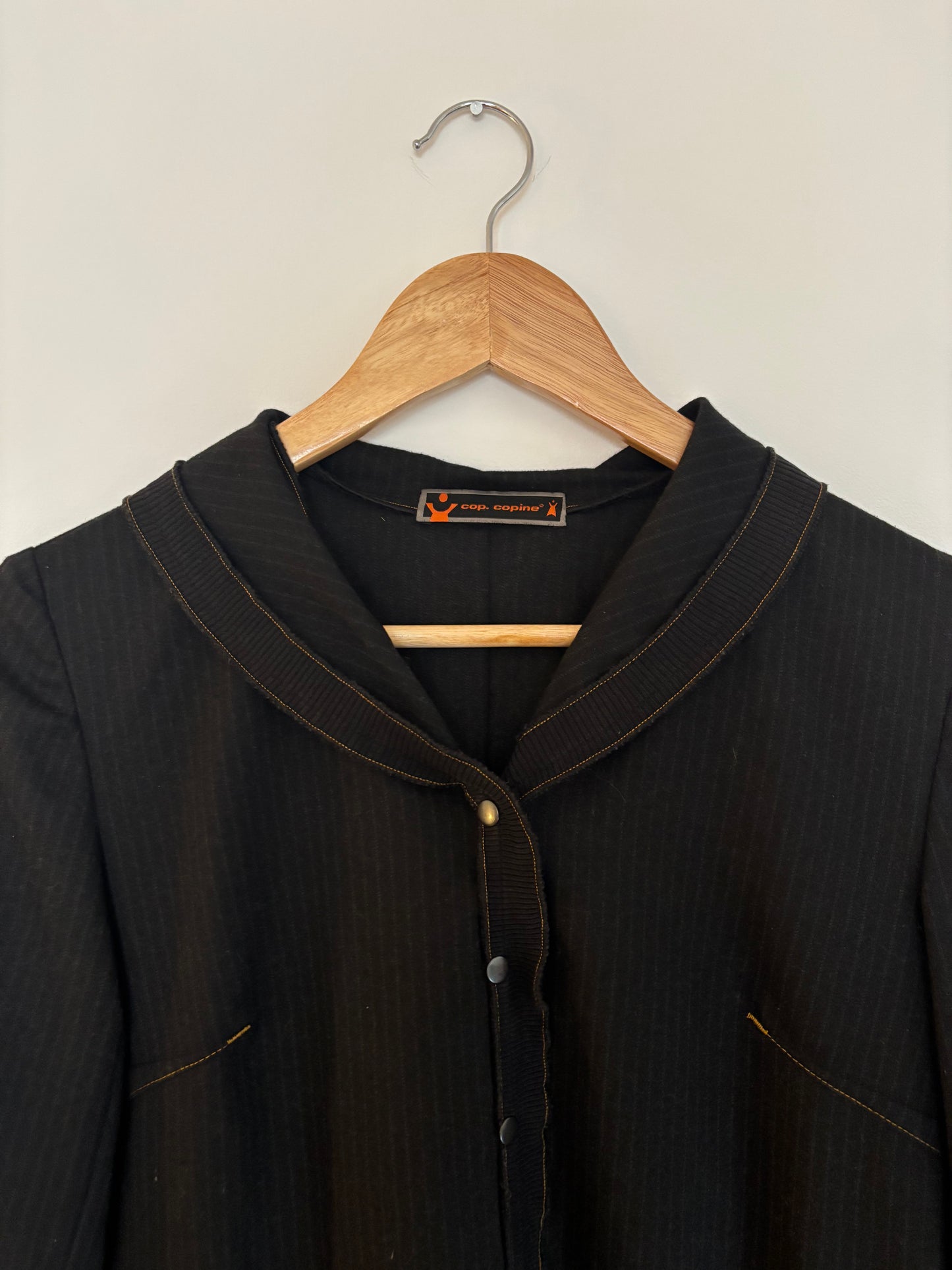 Cop Copine Pinstripe Duster Jacket