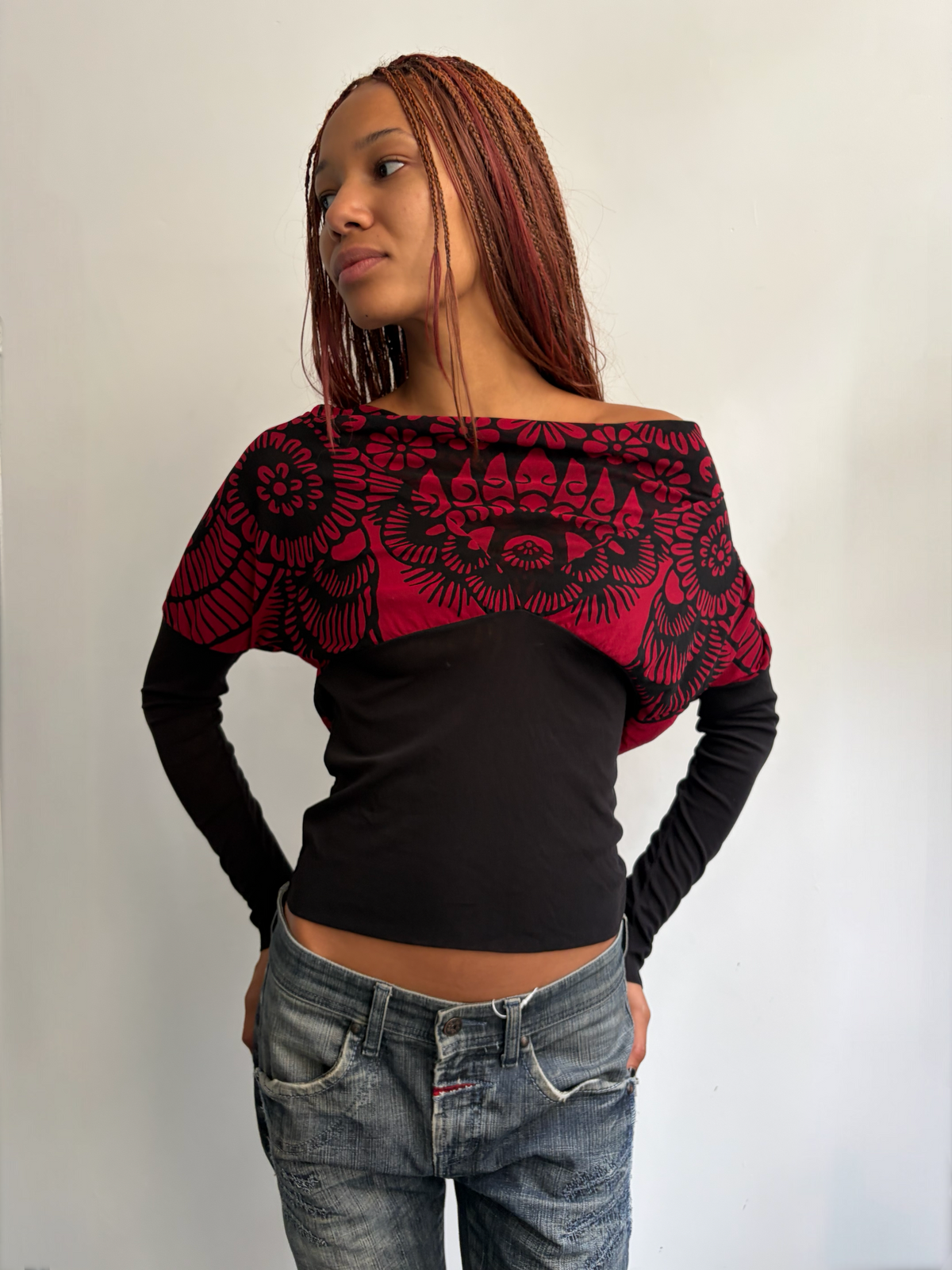 Vivienne Tam Mesh Blouse