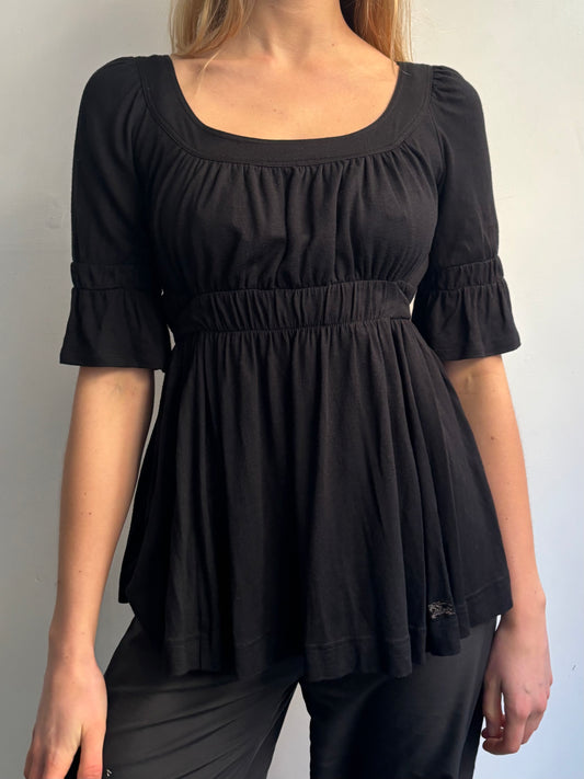 Burberry Black Blouse