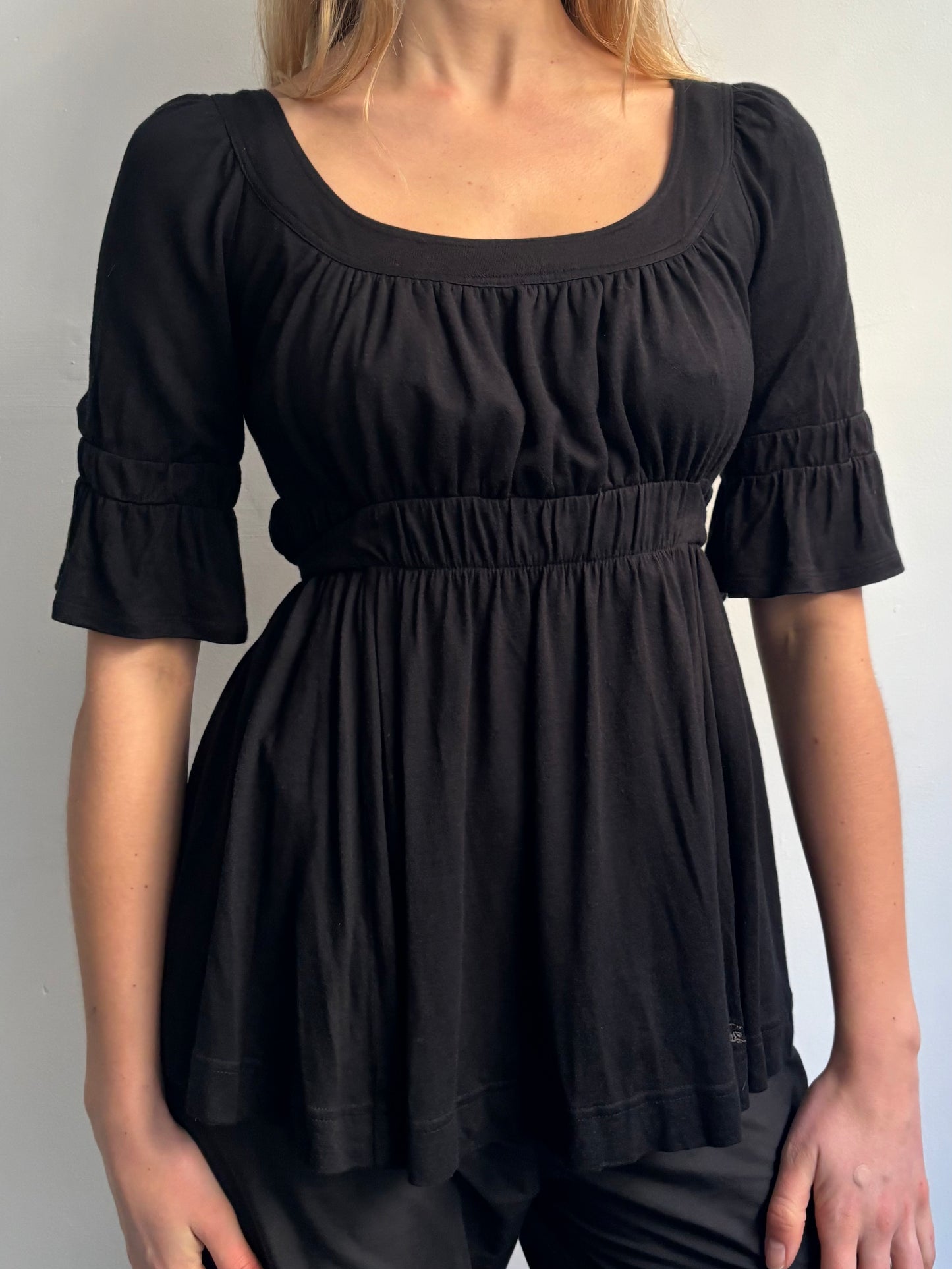 Burberry Black Blouse